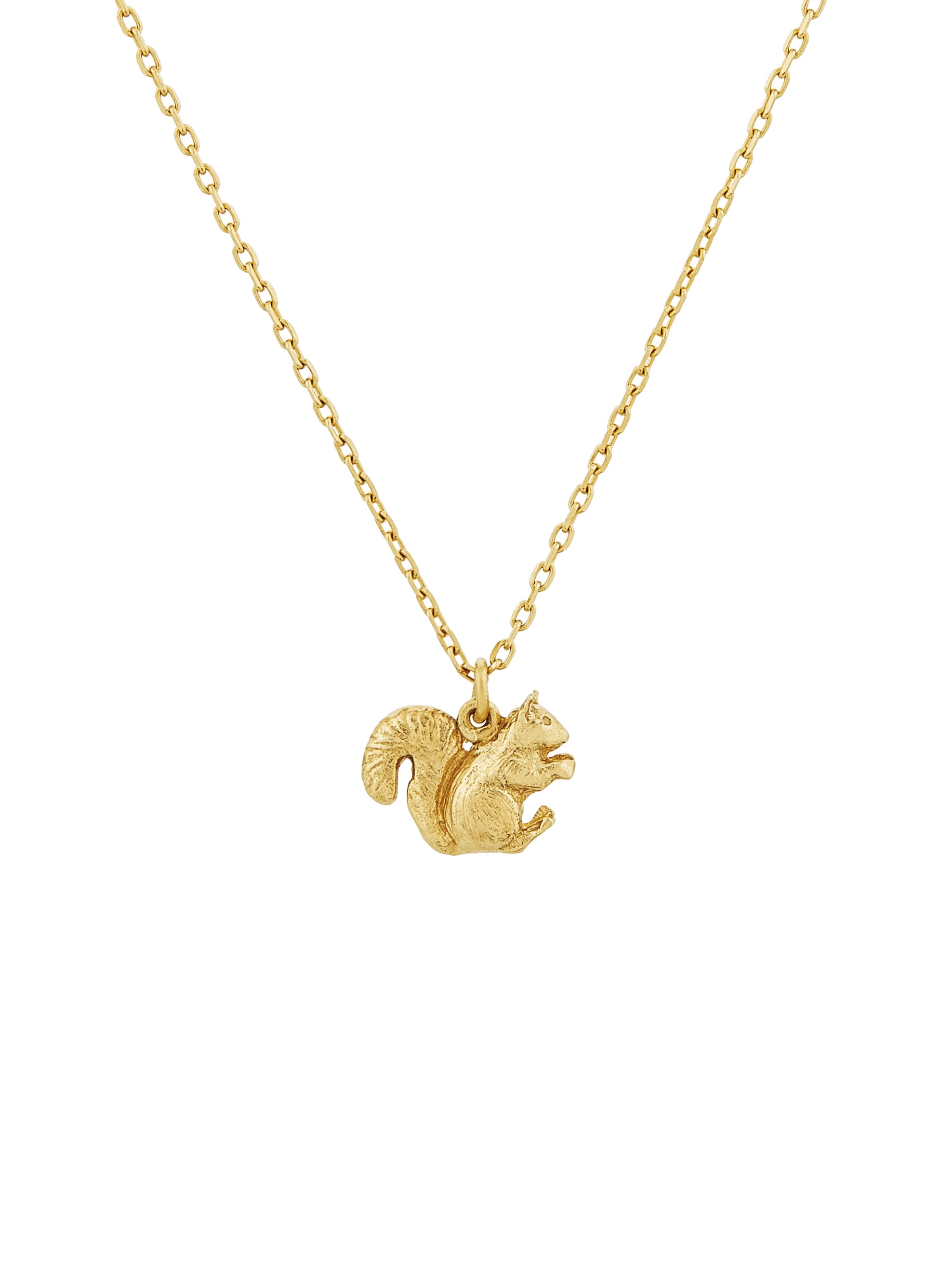 Teeny Tiny Squirrel Necklace - image 5 | 18ct yellow gold