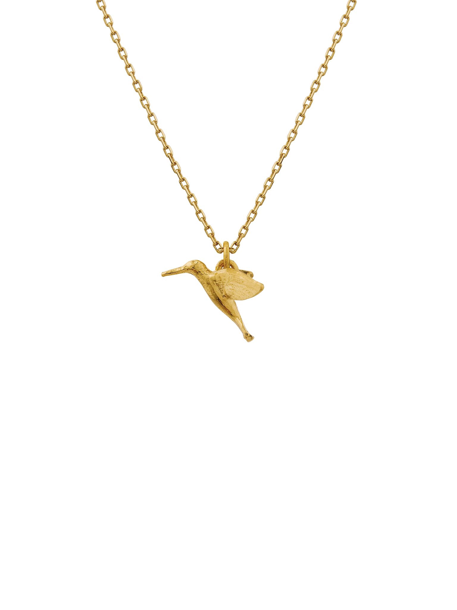 Teeny Tiny Hummingbird Necklace - image 1 | 18ct yellow gold