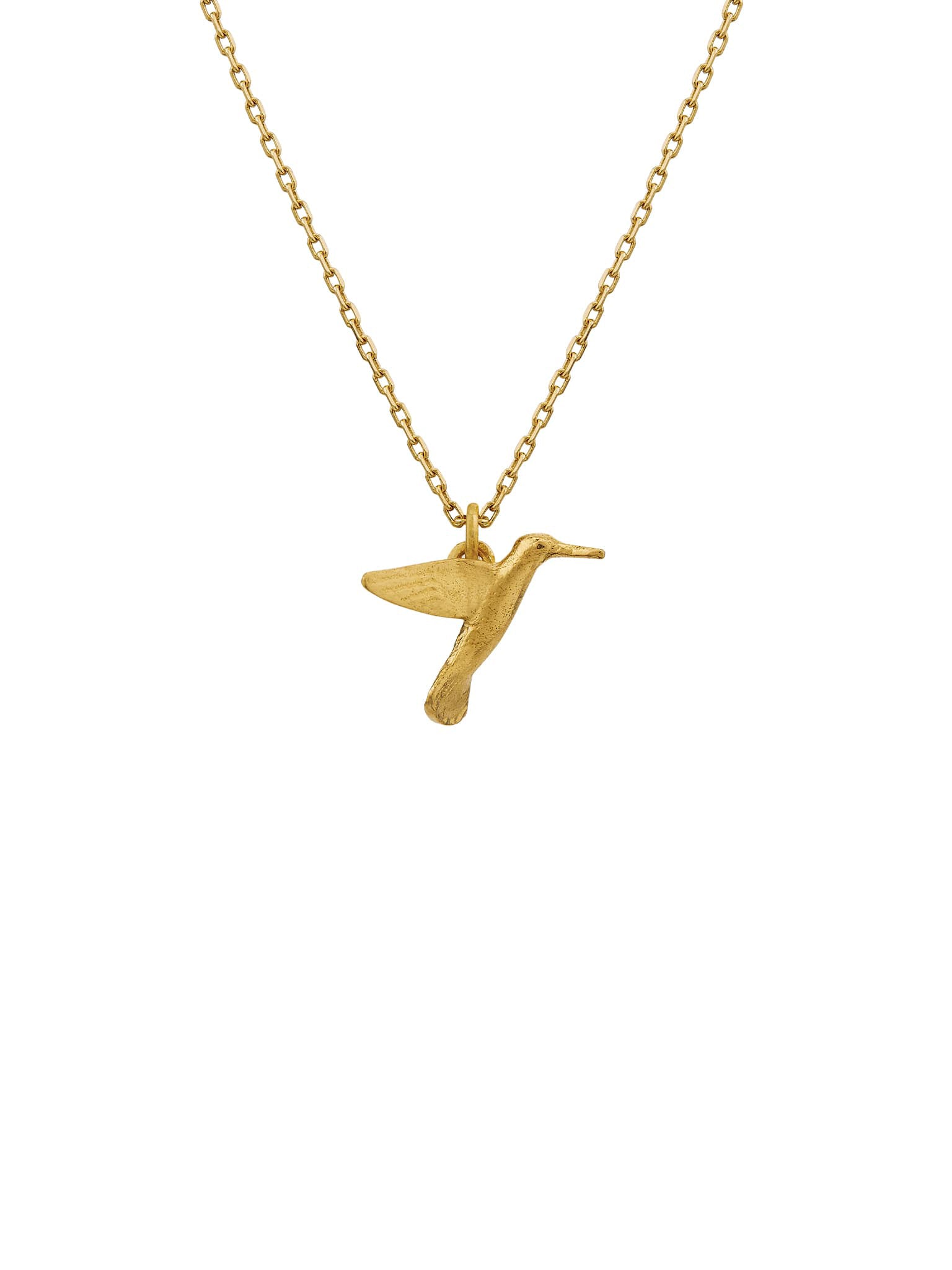Teeny Tiny Hummingbird Necklace - image 4 | 18ct yellow gold
