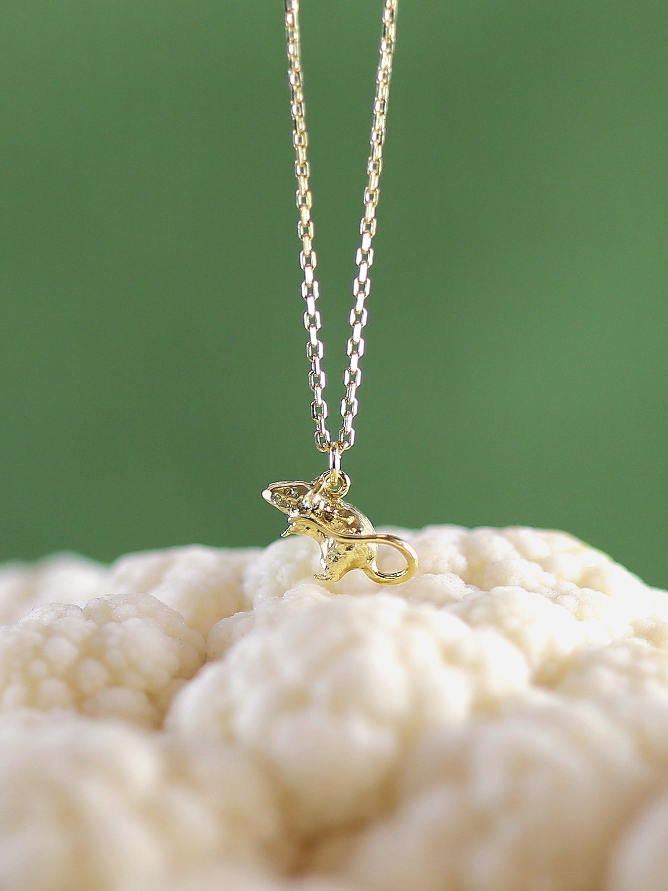 Teeny Tiny Mouse Necklace - image 2
