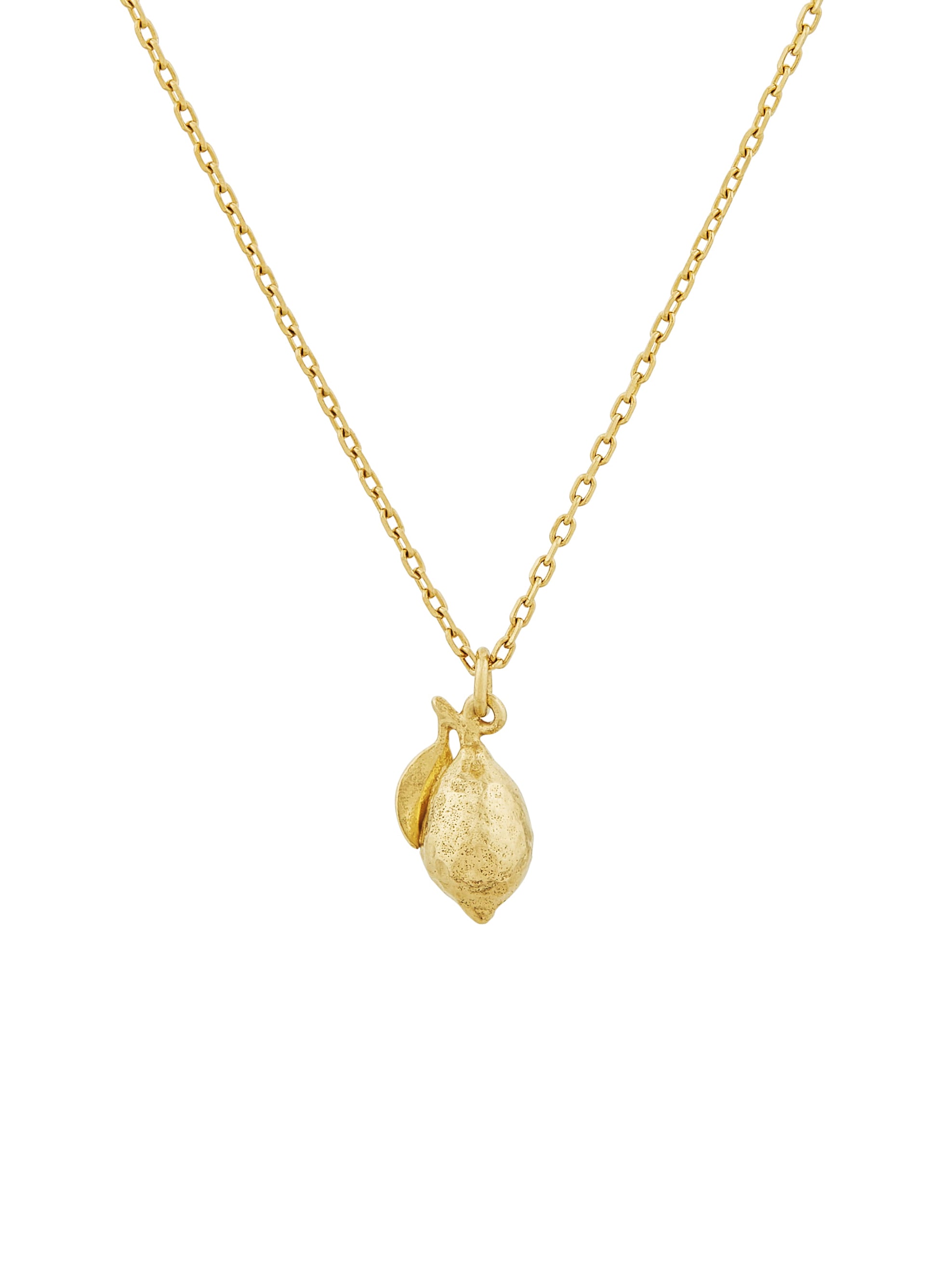 Teeny Tiny Lemon Necklace - image 4 | 18ct yellow gold