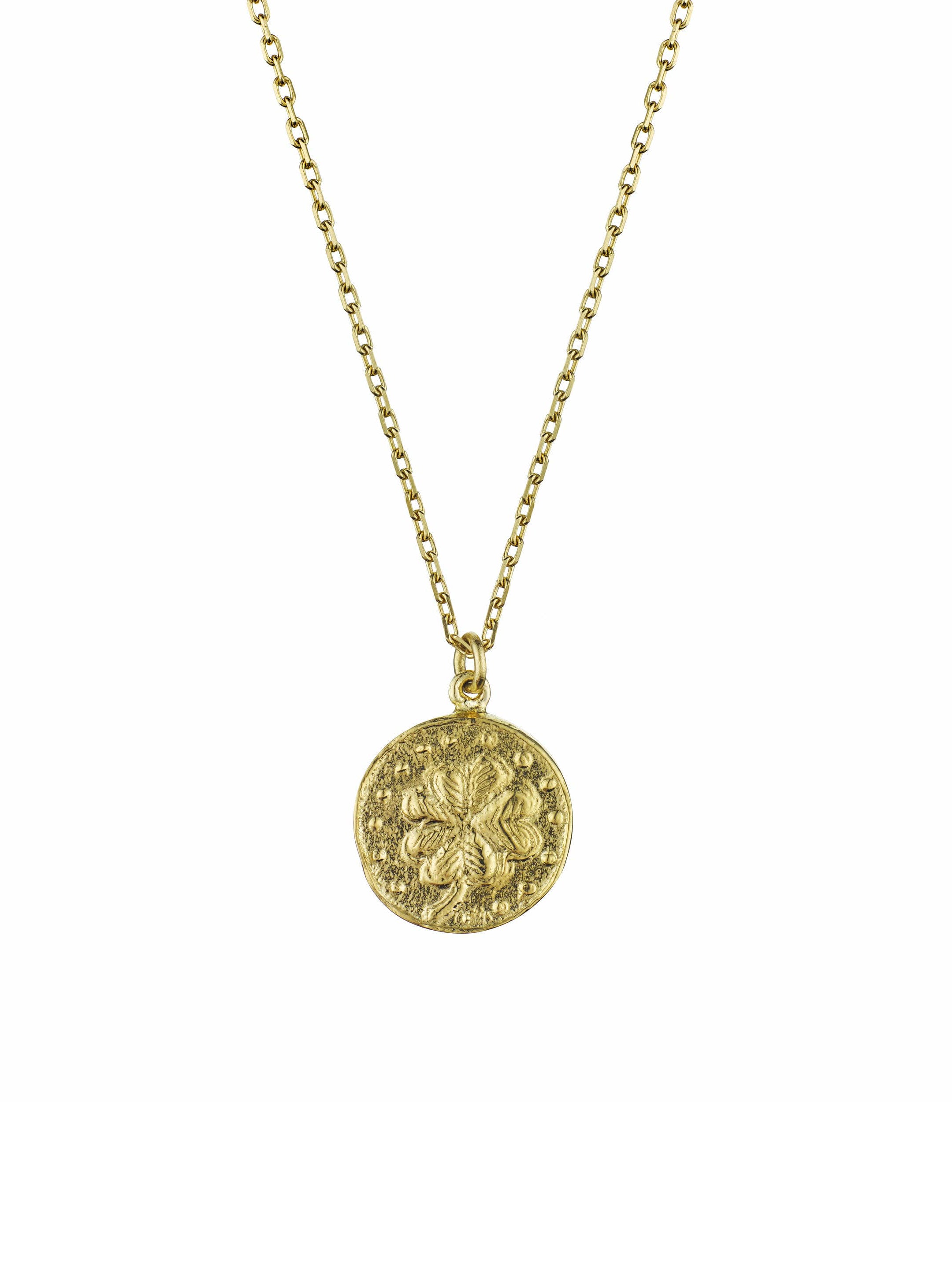 Teeny Tiny Lucky Penny Necklace - image 6 | 18ct yellow gold