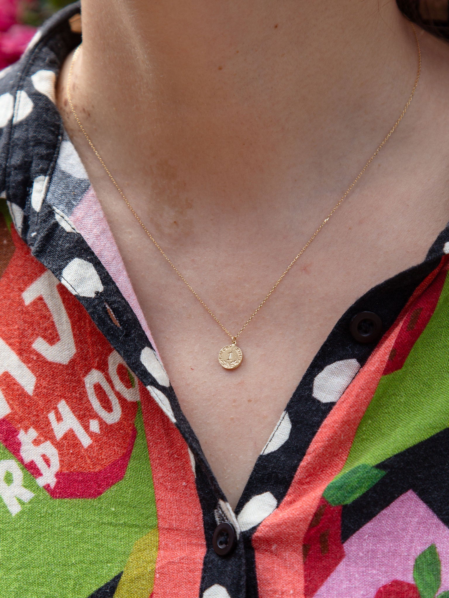 Teeny Tiny Lucky Penny Necklace - image 2