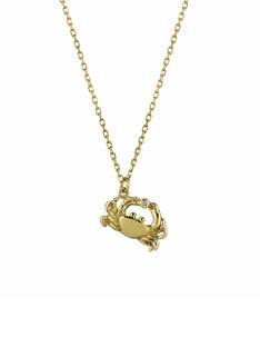 Teeny Tiny Crab Necklace