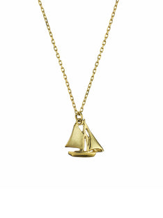 Teeny Tiny Boat Necklace