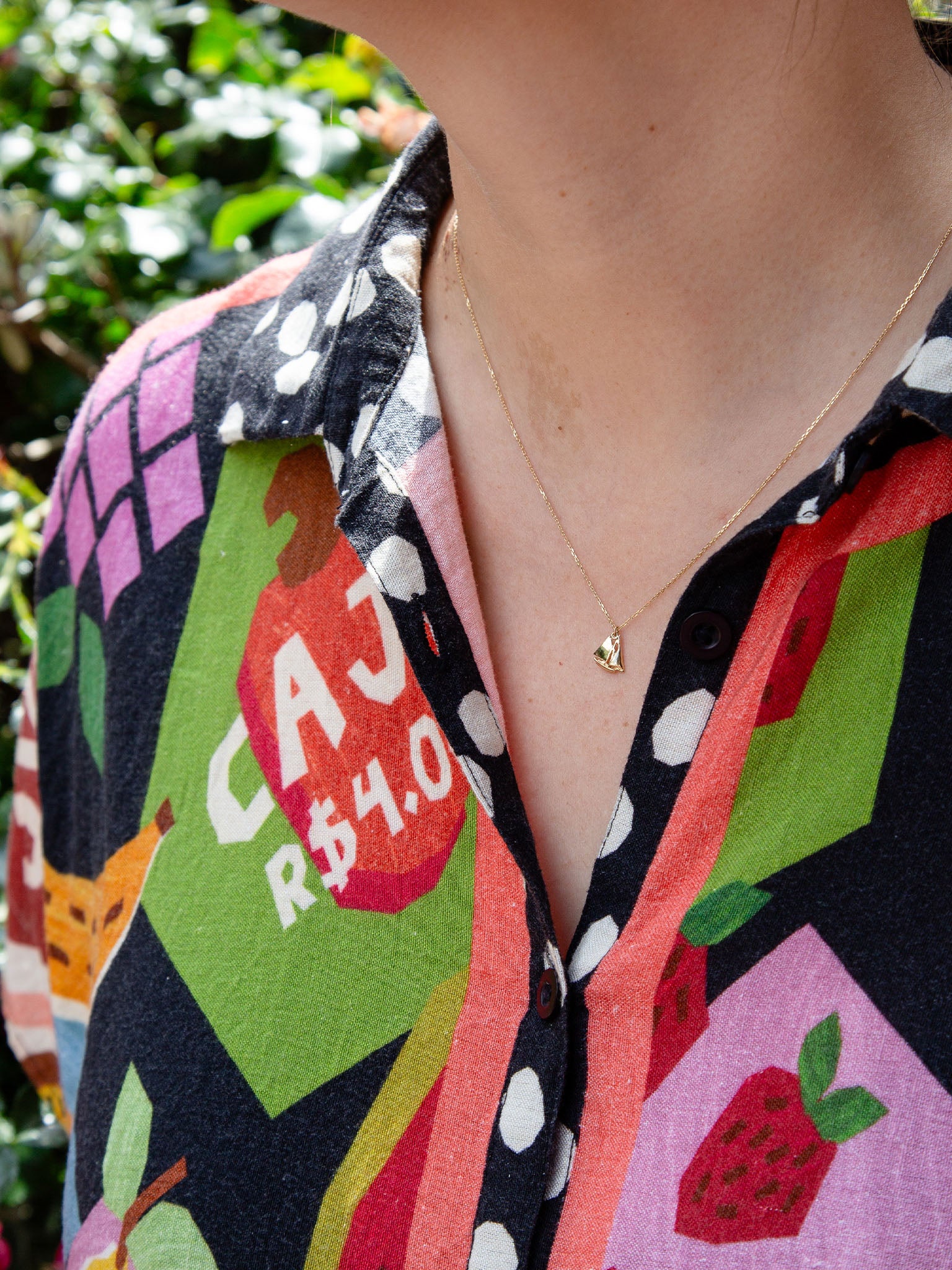 Teeny Tiny Boat Necklace - image 2