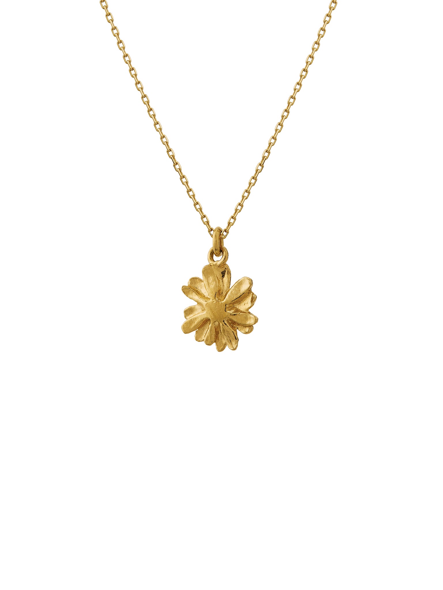 Teeny Tiny Diamond Daisy Necklace - image 4 | 18ct yellow gold
