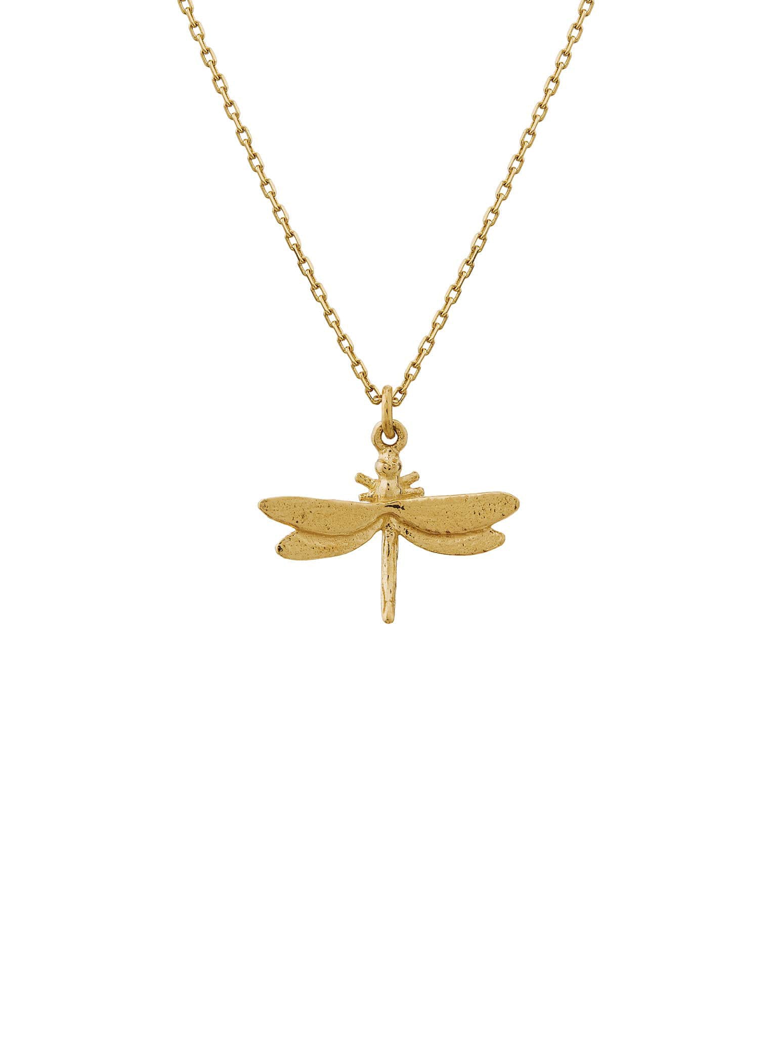 Teeny Tiny Dragonfly Necklace - image 1 | 18ct yellow gold