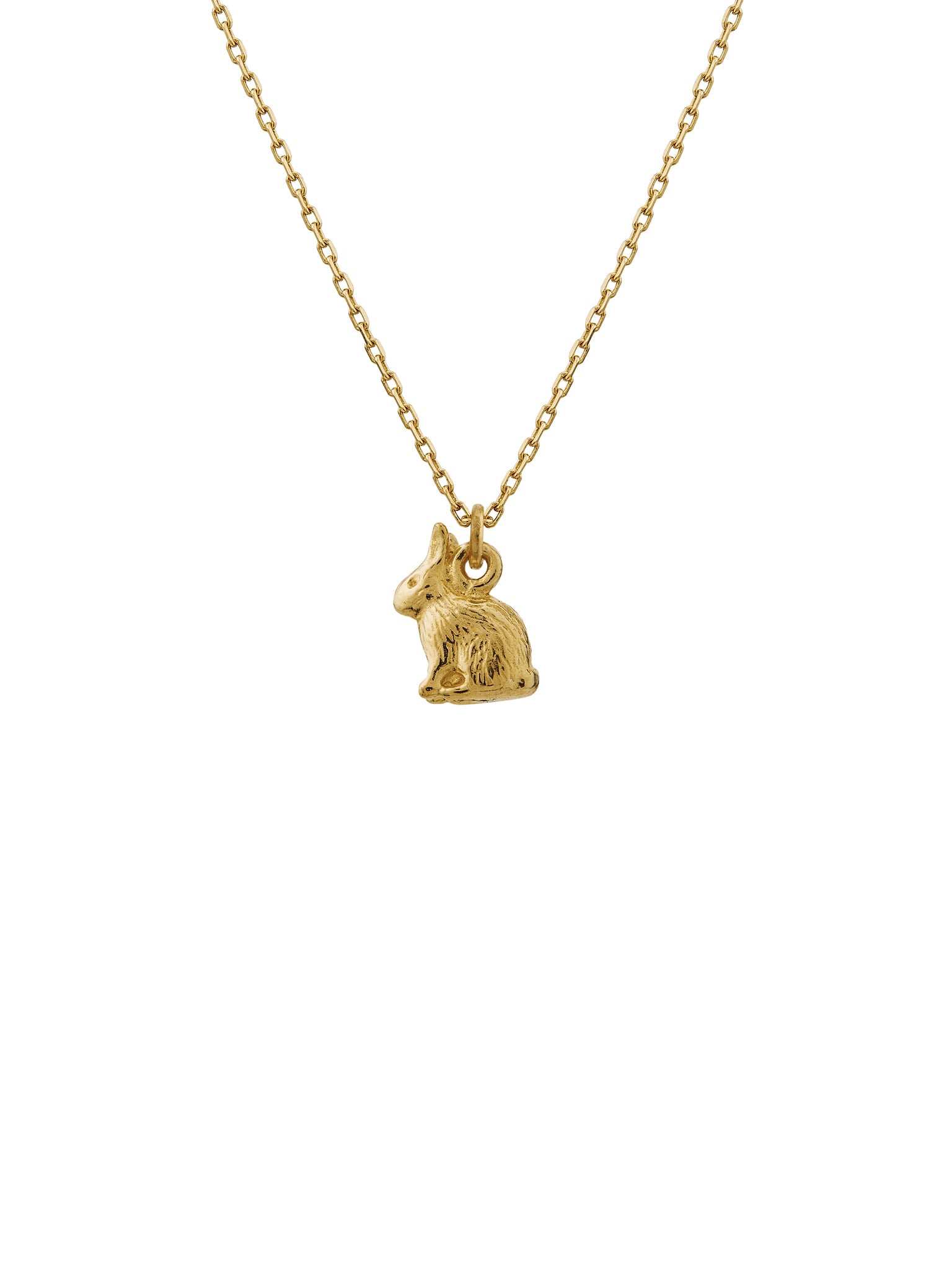 Teeny Tiny Rabbit Necklace - image 1 | 18ct yellow gold