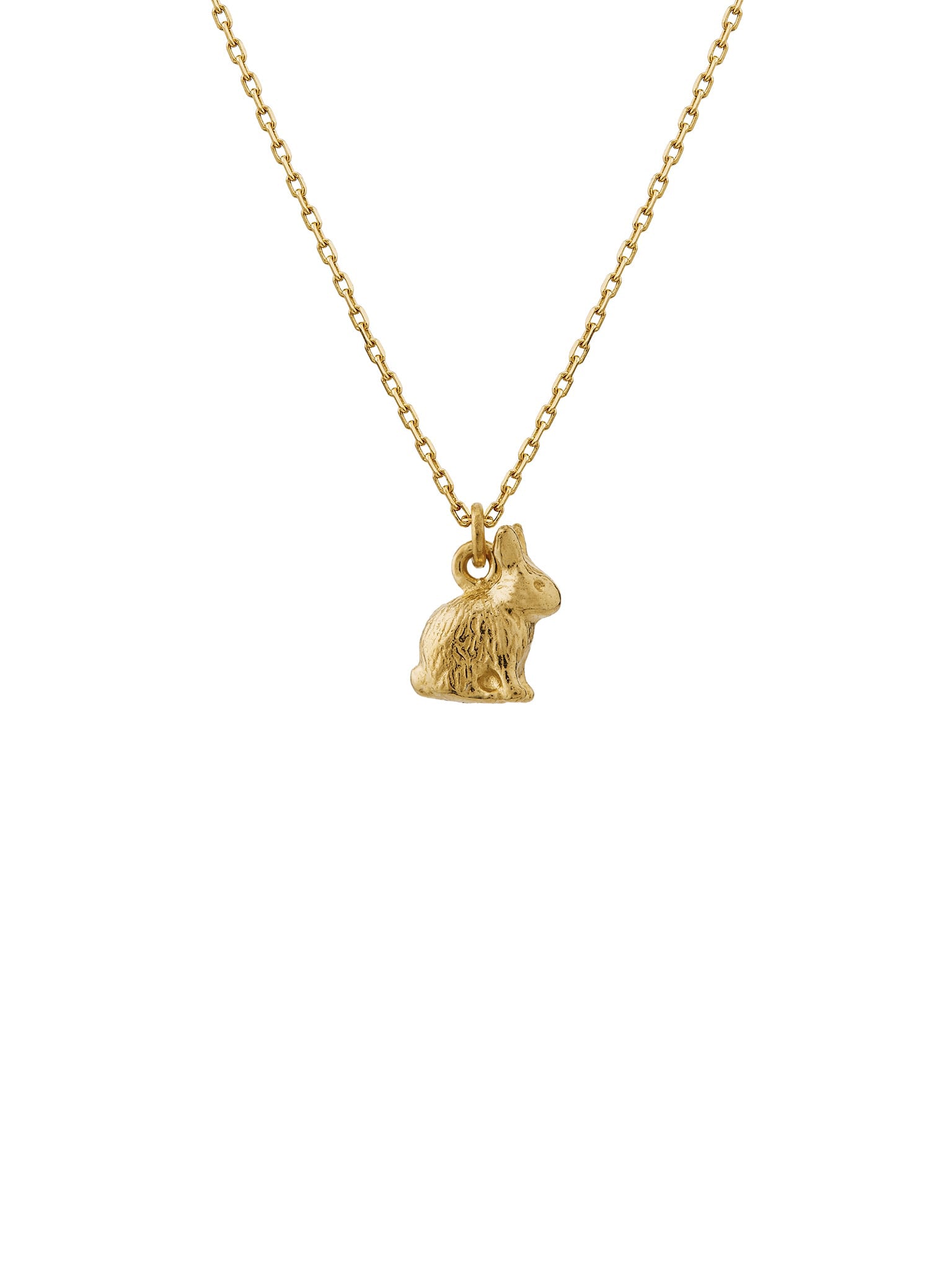 Teeny Tiny Rabbit Necklace - image 5 | 18ct yellow gold