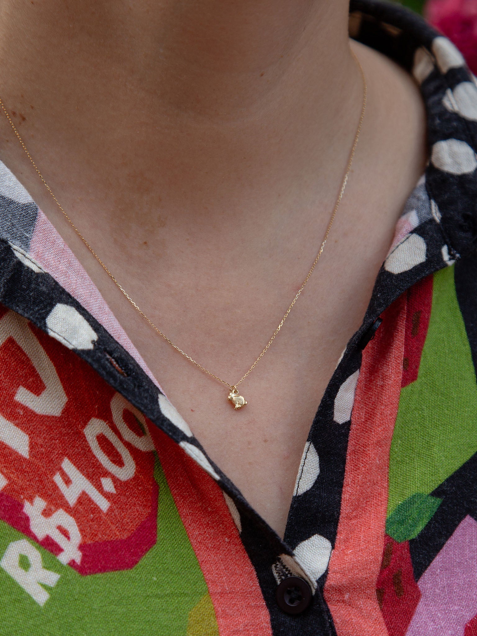 Teeny Tiny Rabbit Necklace - image 2