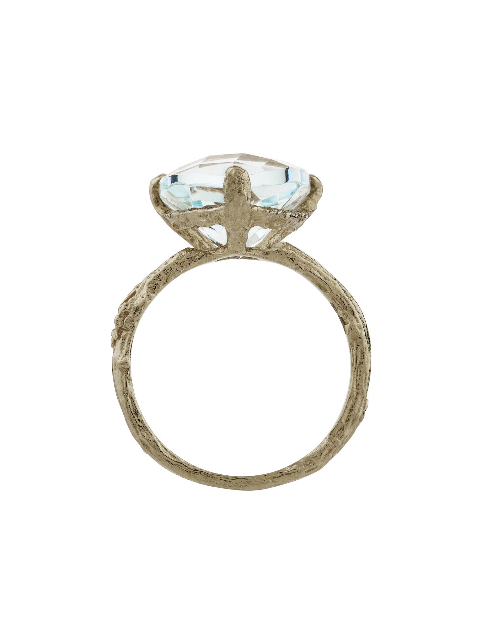 Aquamarine Forest Jewel Ring - image 7 | 18ct white gold