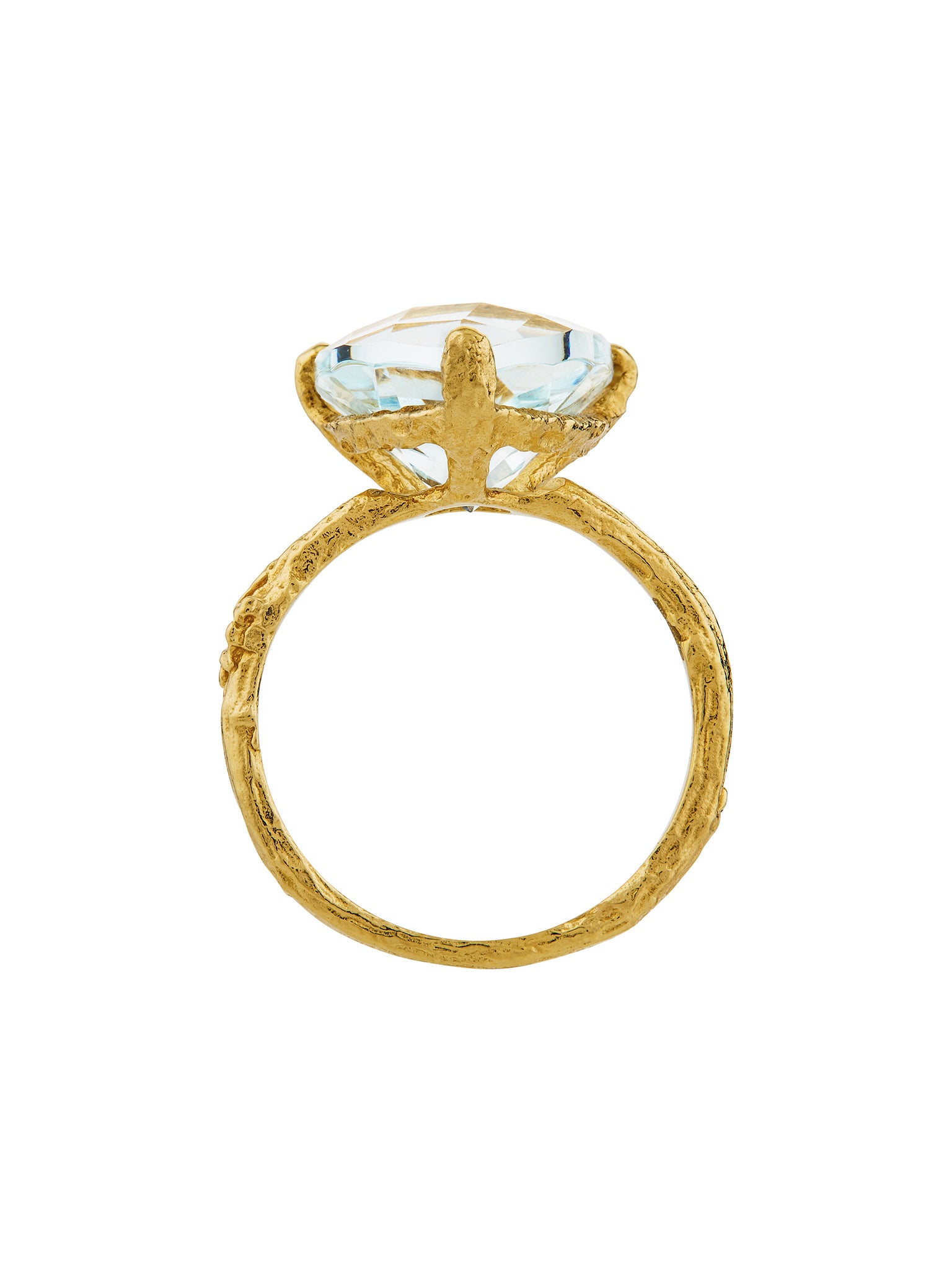 Aquamarine Forest Jewel Ring - image 4 | 18ct yellow gold