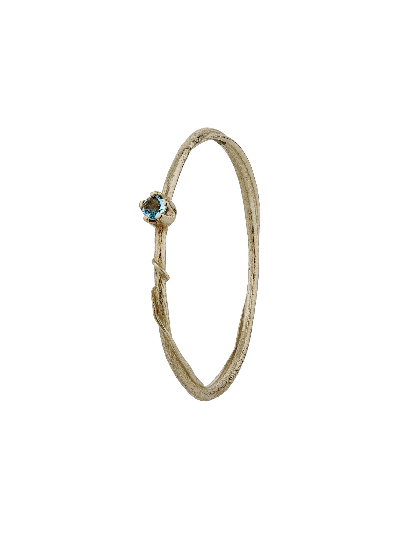 Aquamarine Fine Vine Ring - image 4 | 18ct white gold