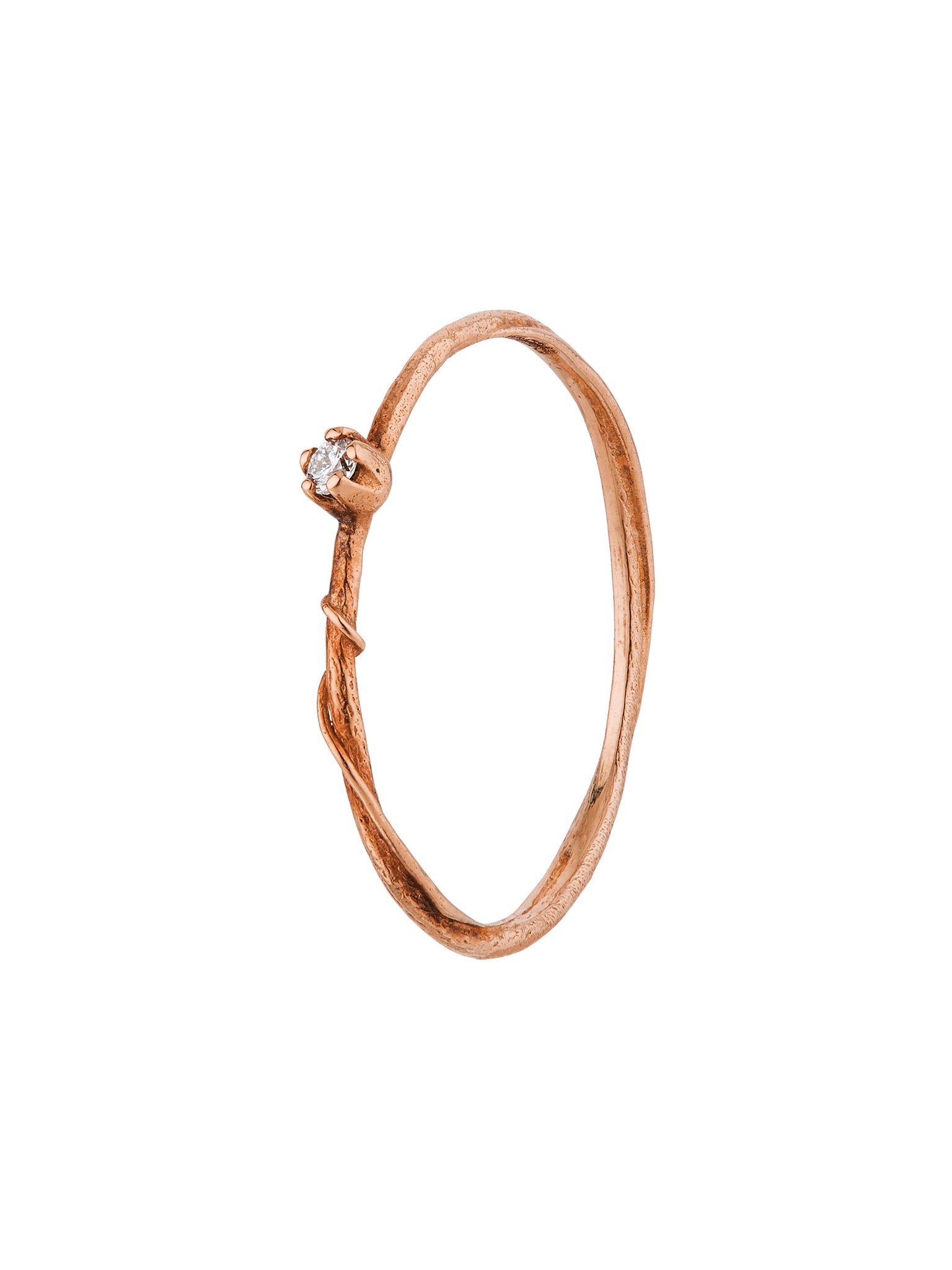 Diamond Fine Vine Ring - image 7 | 18ct rose gold