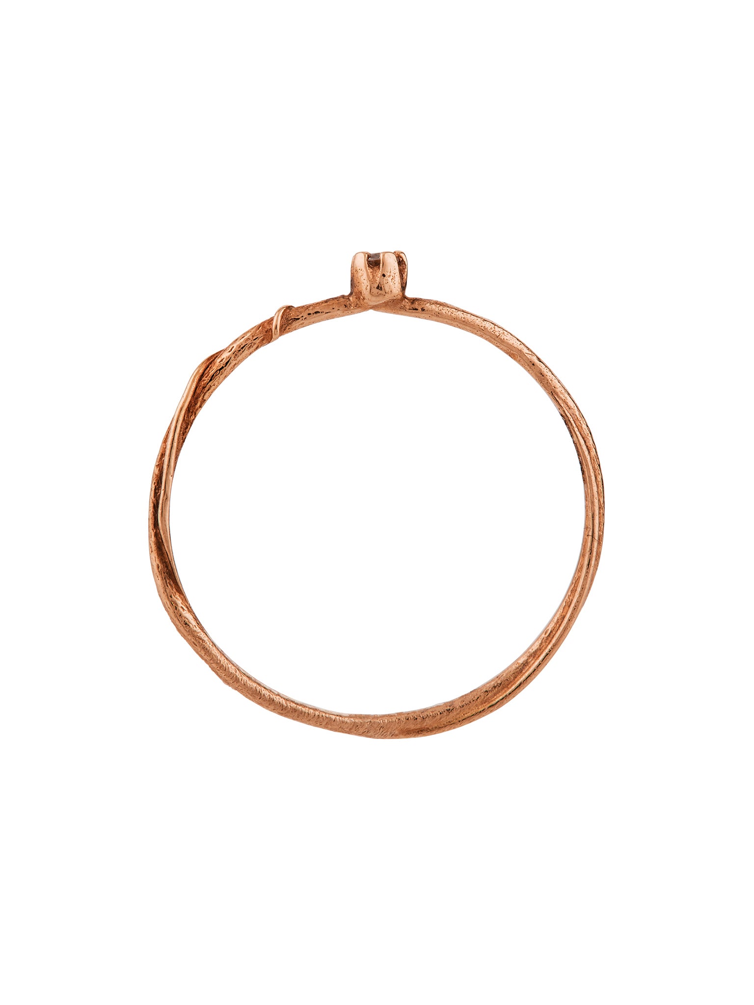 Diamond Fine Vine Ring - image 9 | 18ct rose gold
