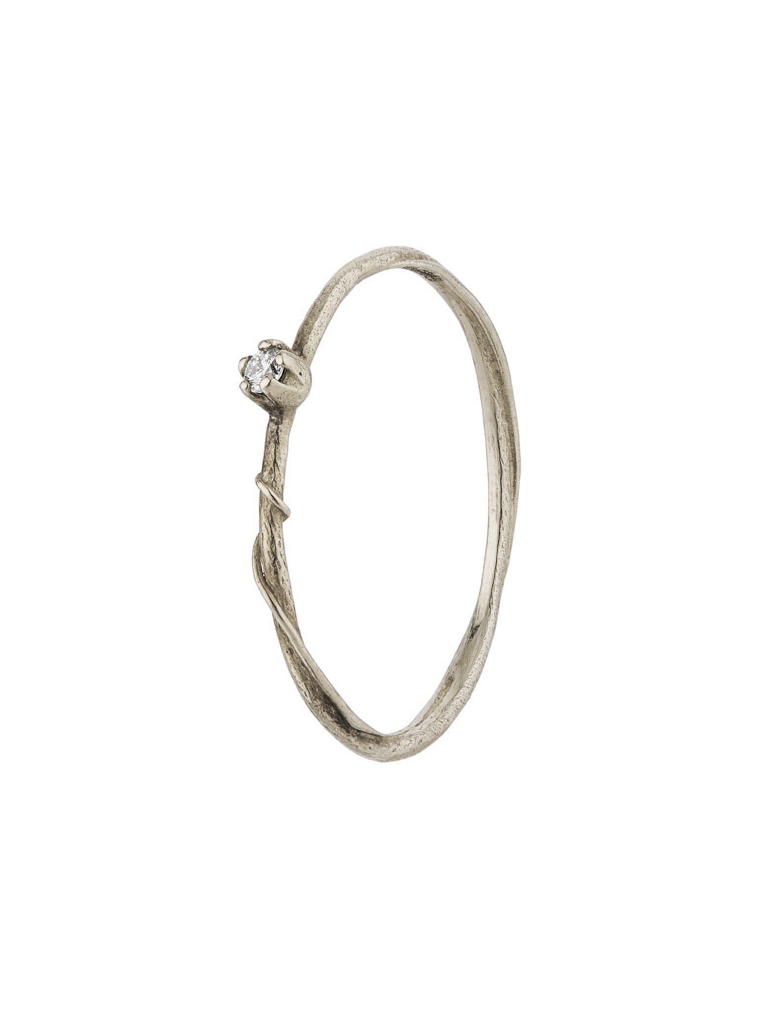 Diamond Fine Vine Ring - image 4 | 18ct white gold