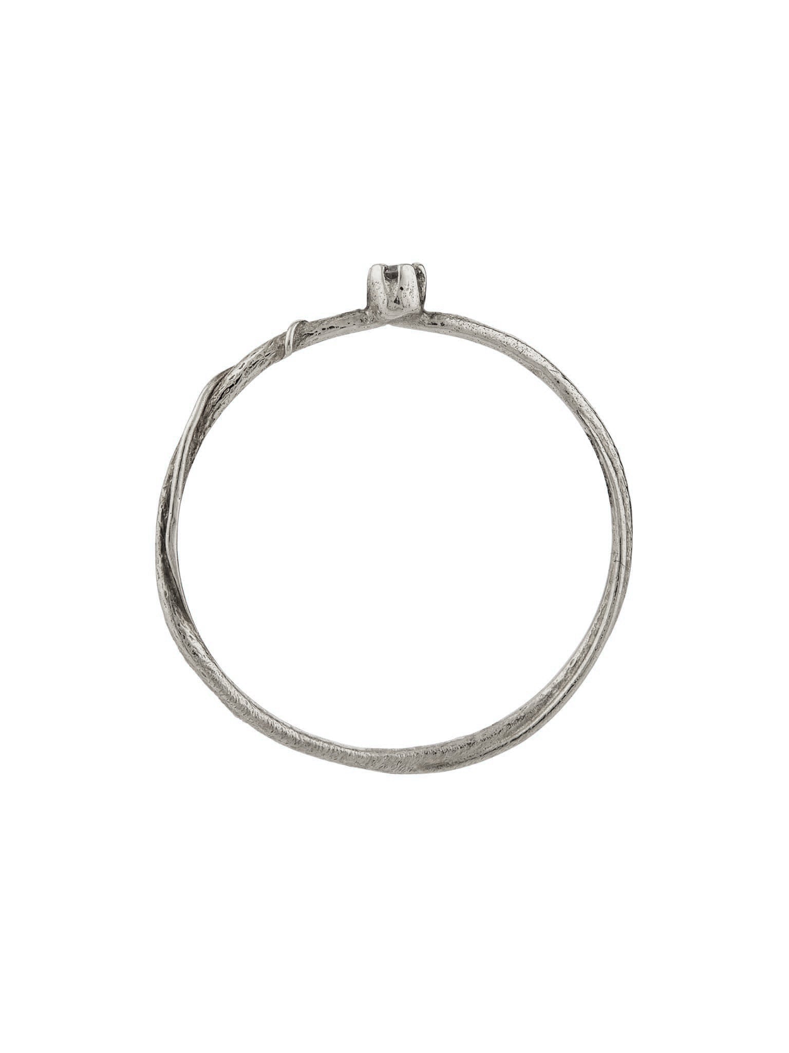 Diamond Fine Vine Ring - image 12 | platinum