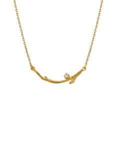 Diamond Wildwood Curve Necklace
