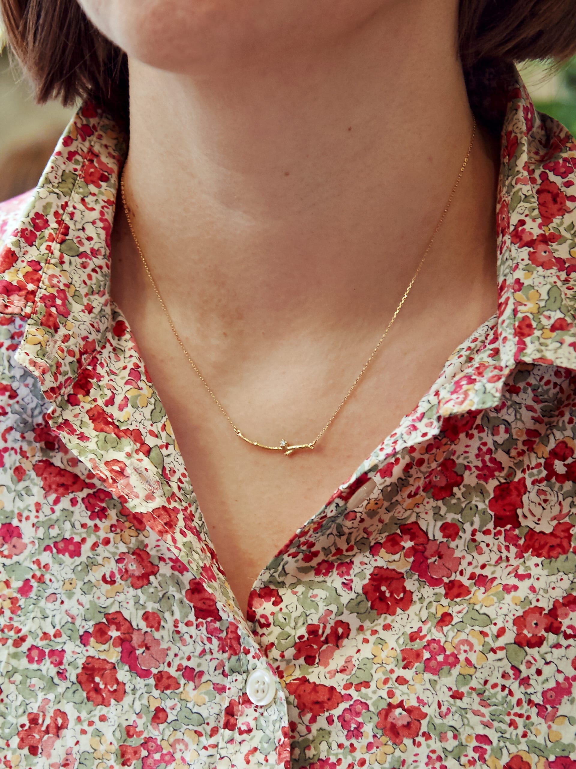 Diamond Wildwood Curve Necklace - image 3