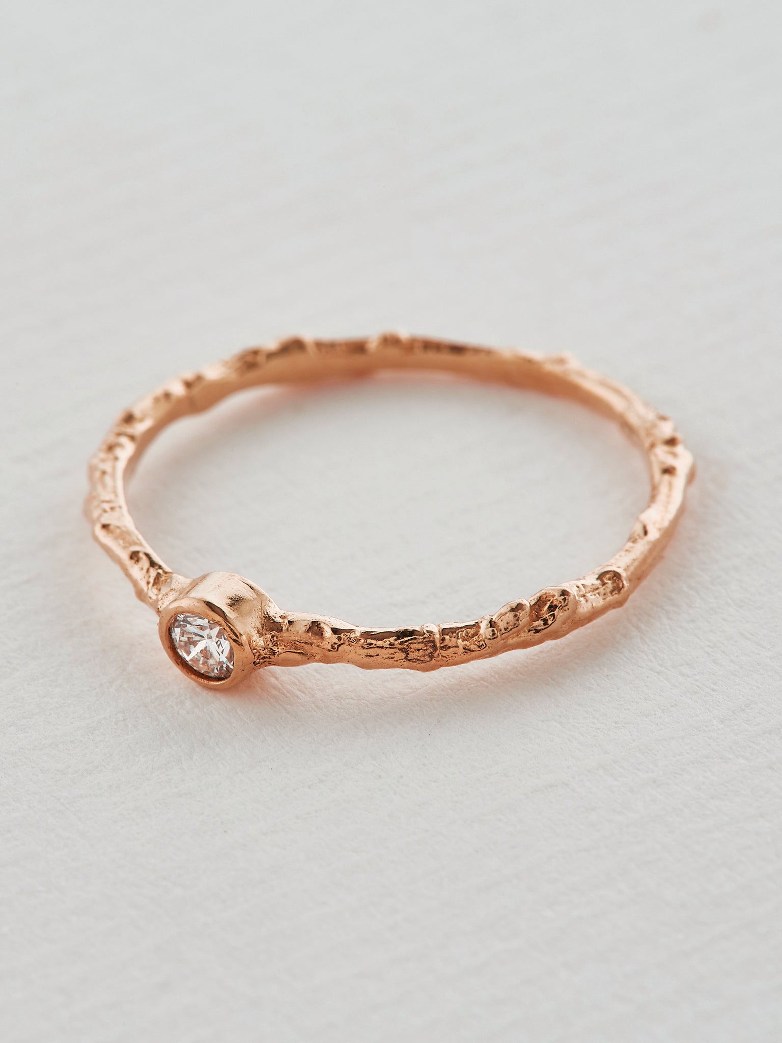 Diamond Willow Ring - image 7 | 18ct rose gold