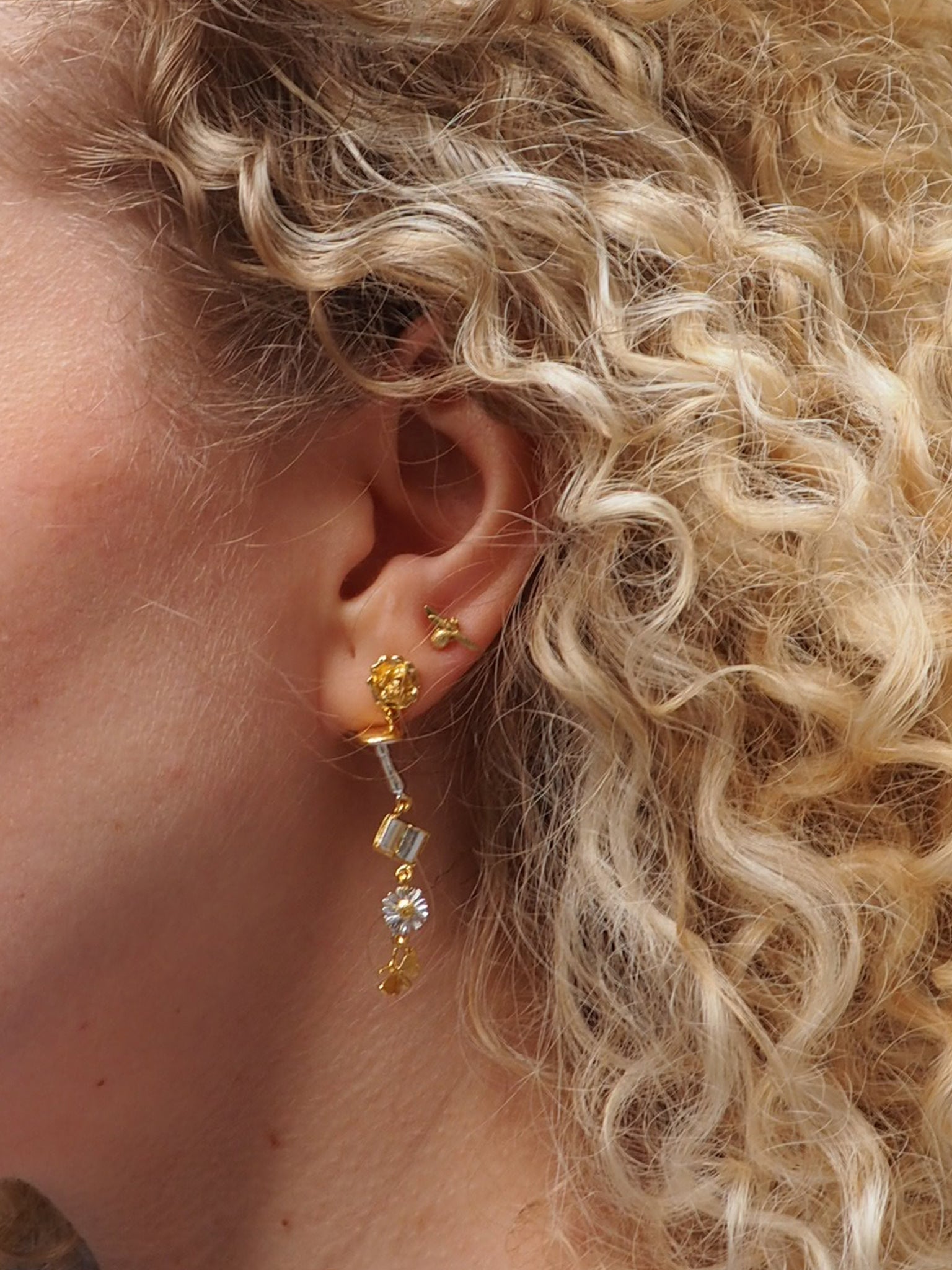 Tumbling Charm Earrings - image 2