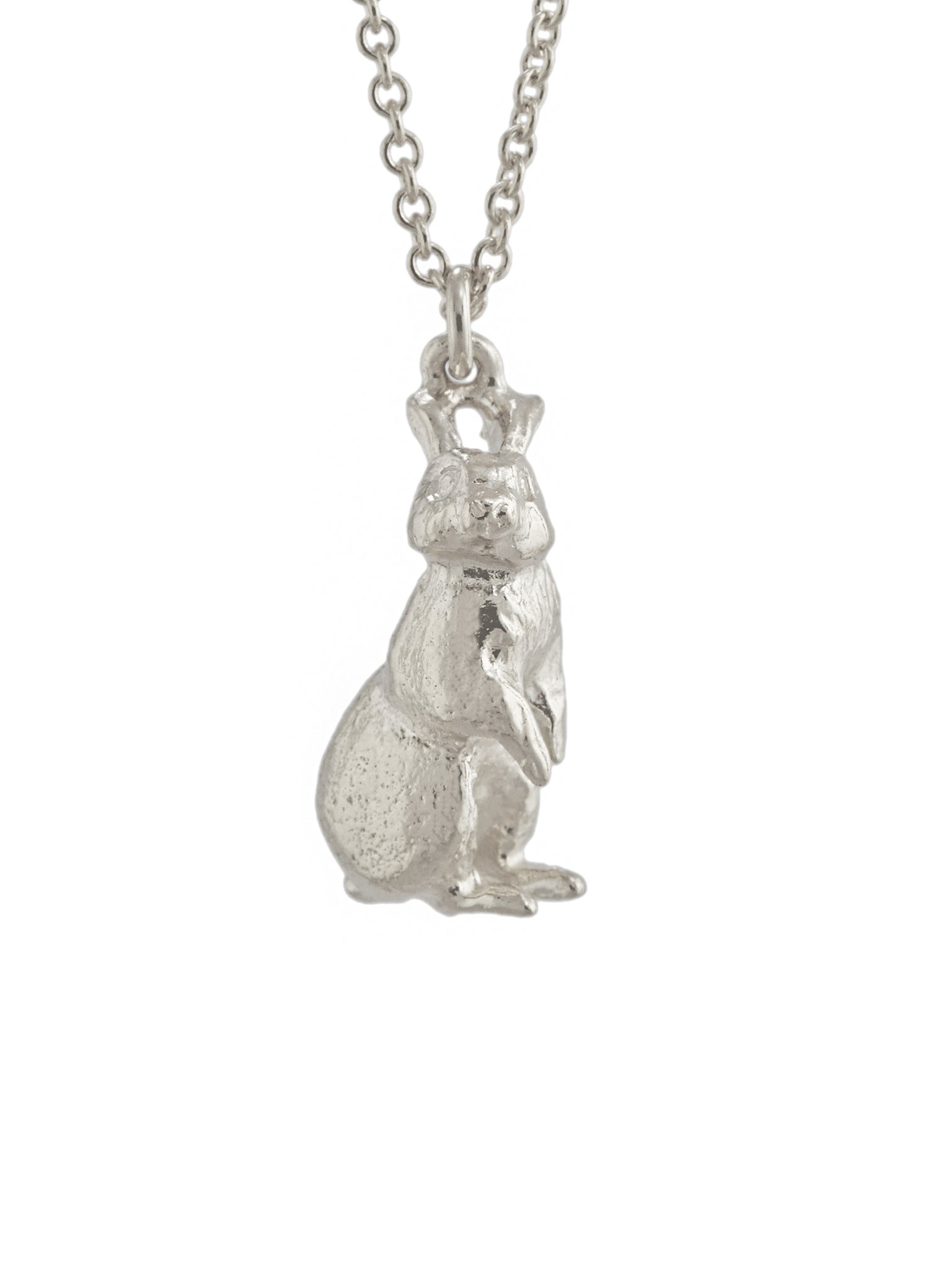 White Rabbit Necklace - image 1 | silver