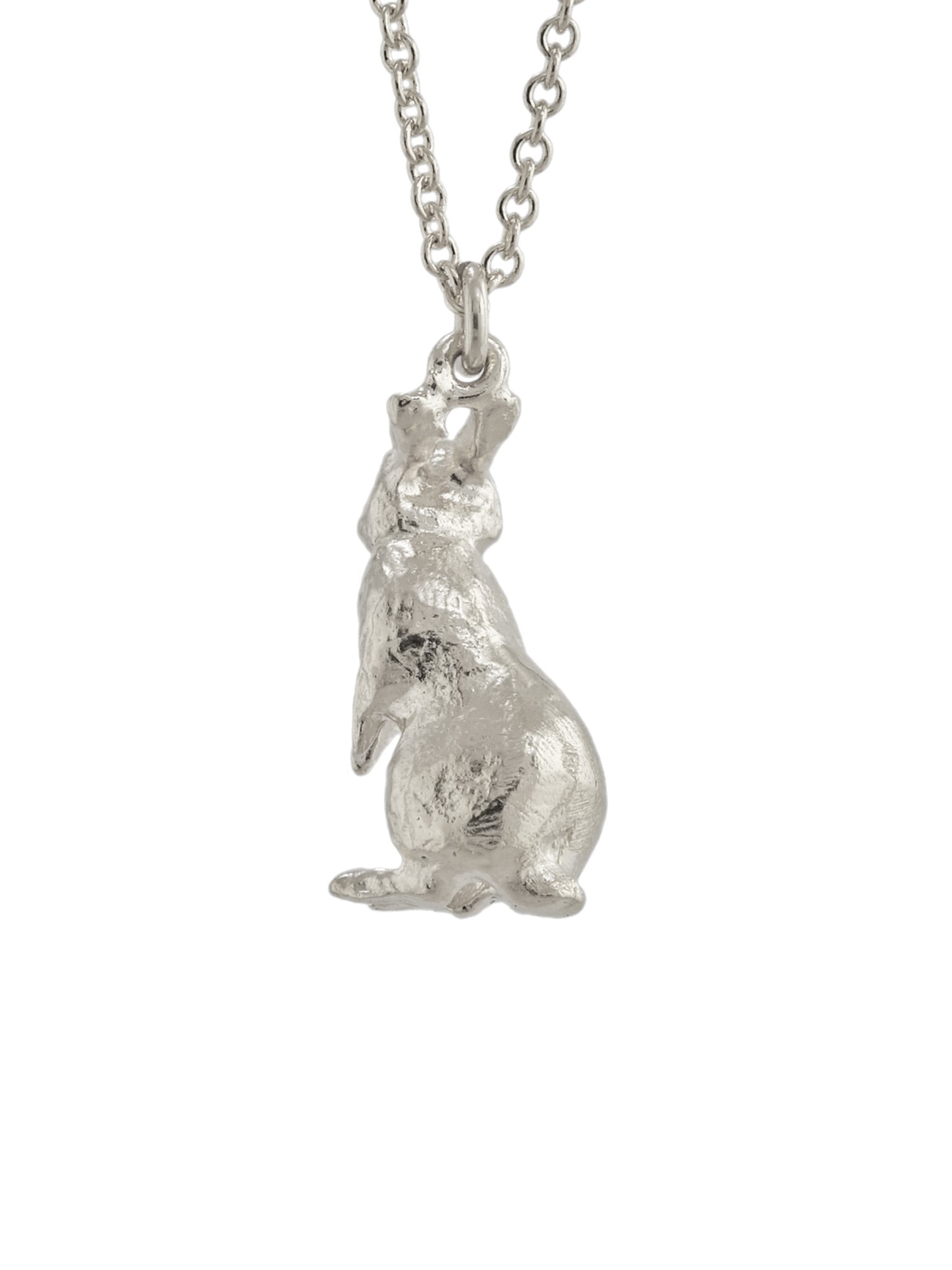 White Rabbit Necklace - image 4 | silver