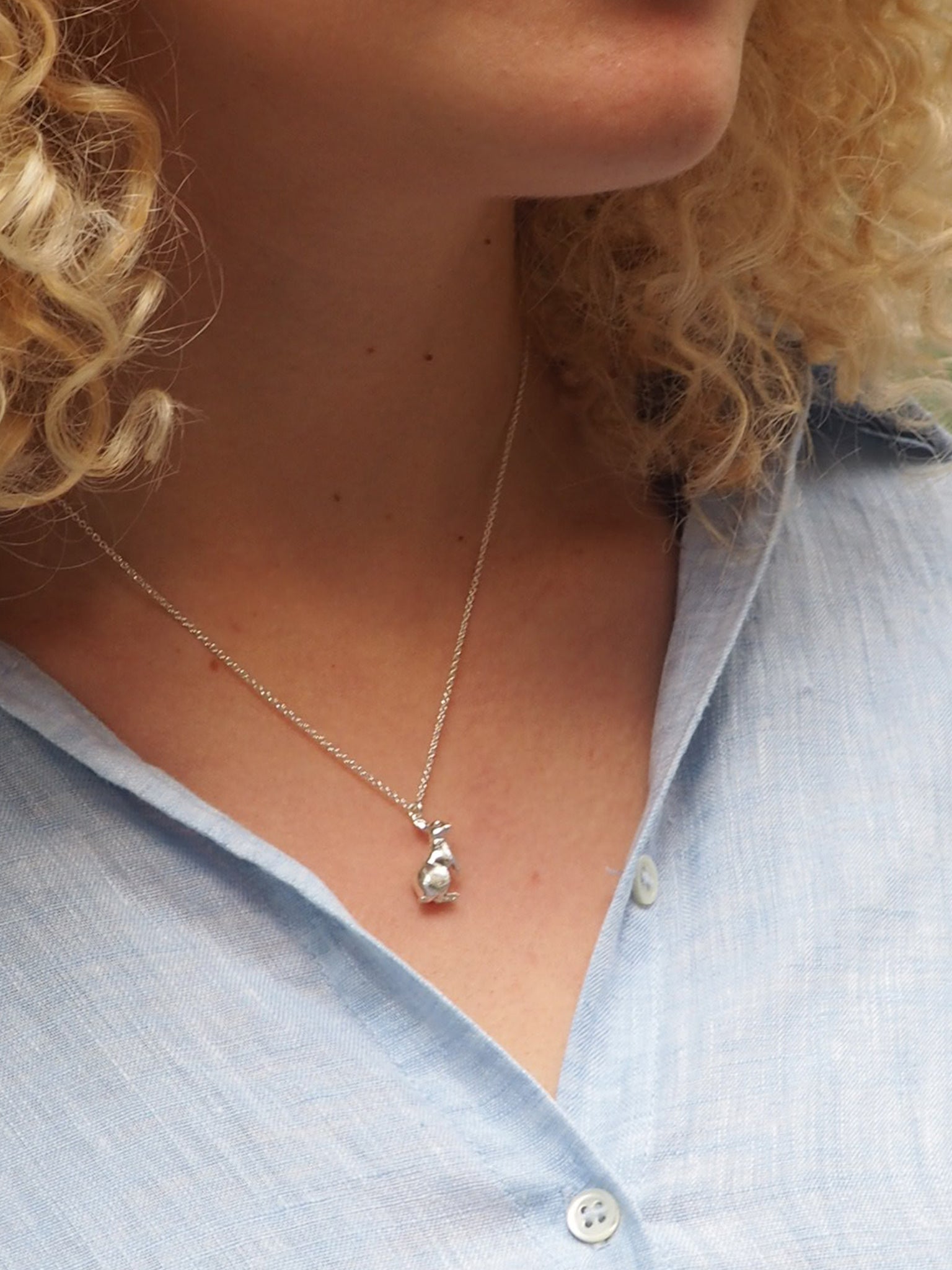 White Rabbit Necklace - image 2
