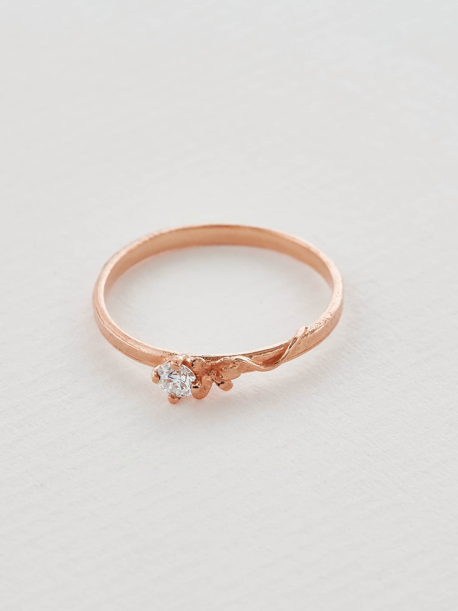 Diamond Spring Dew Ring - image 8 | 18ct rose gold