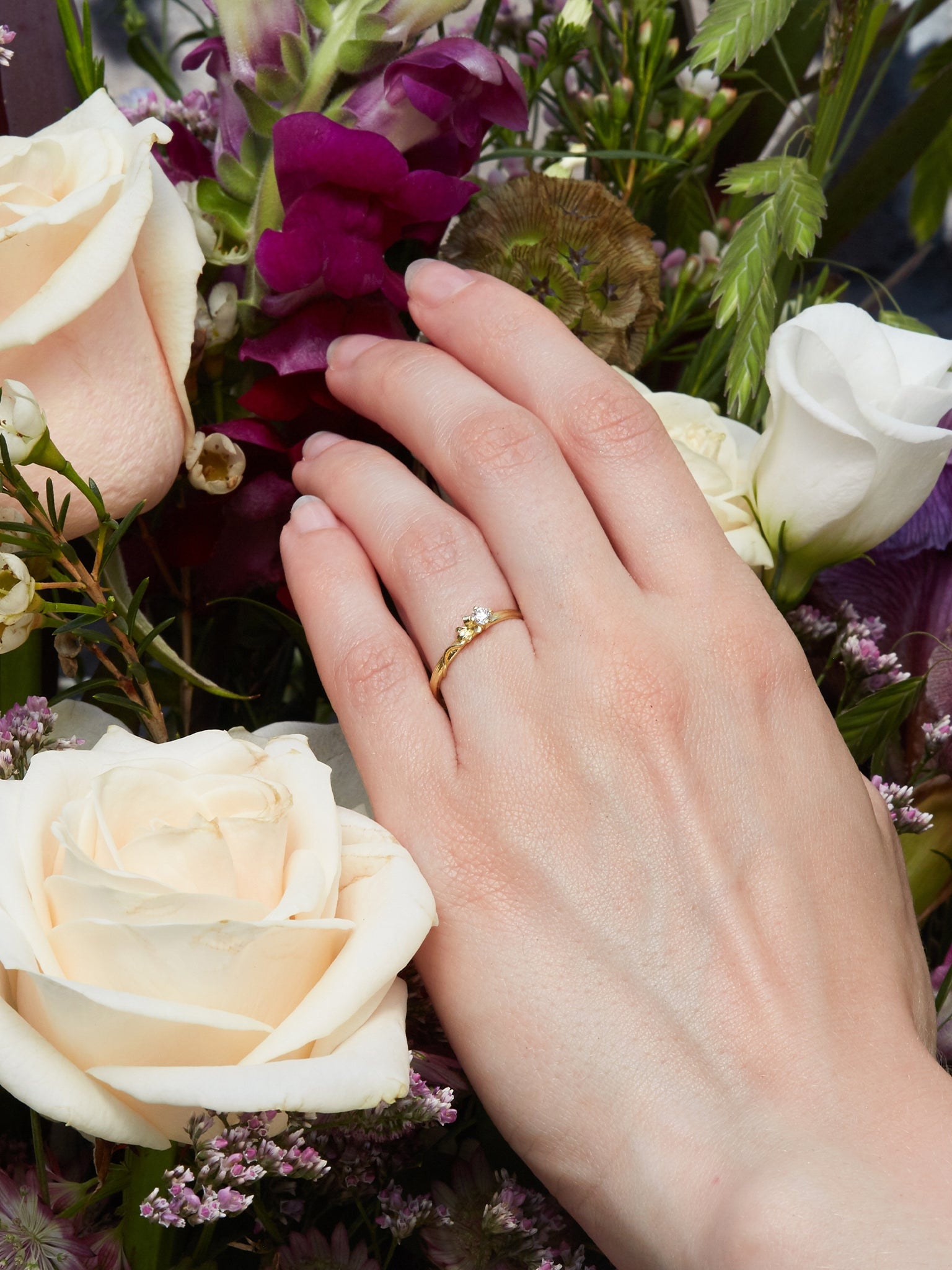 Diamond Spring Dew Ring - image 3