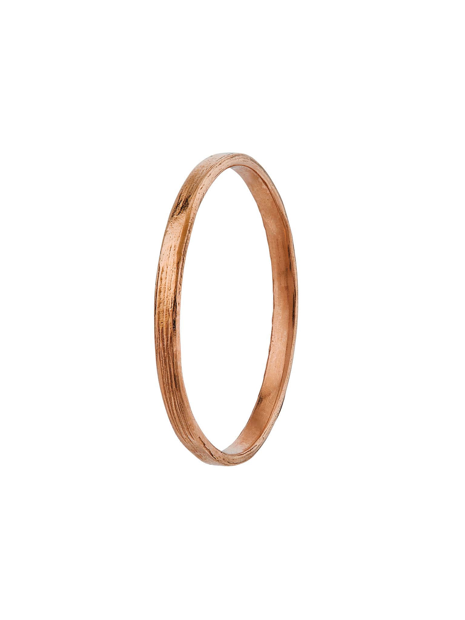 Textured Spring Band 1.5mm - image 6 | 18ct rose gold
