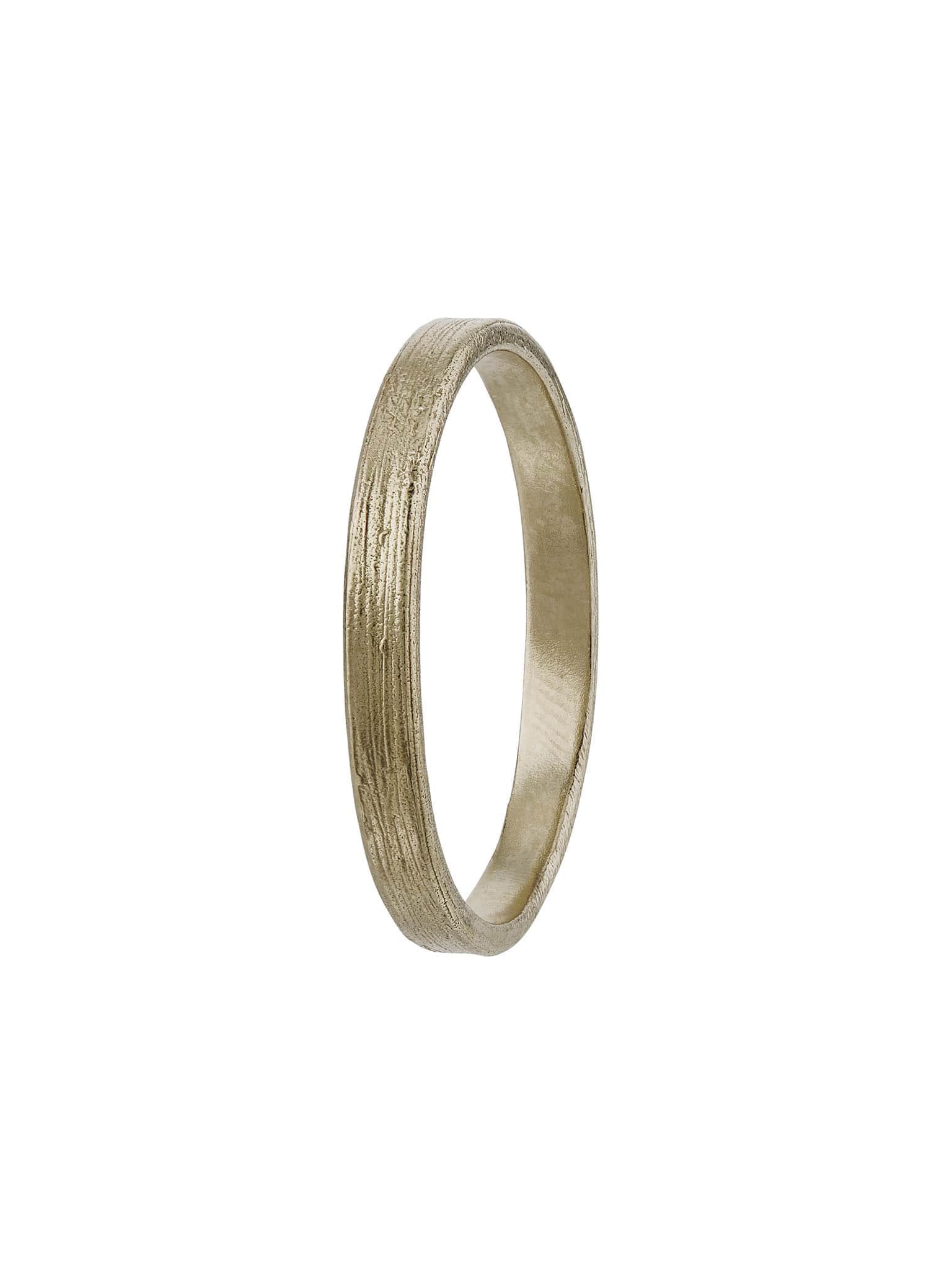 Textured Spring Band 2mm - image 4 | 18ct white gold