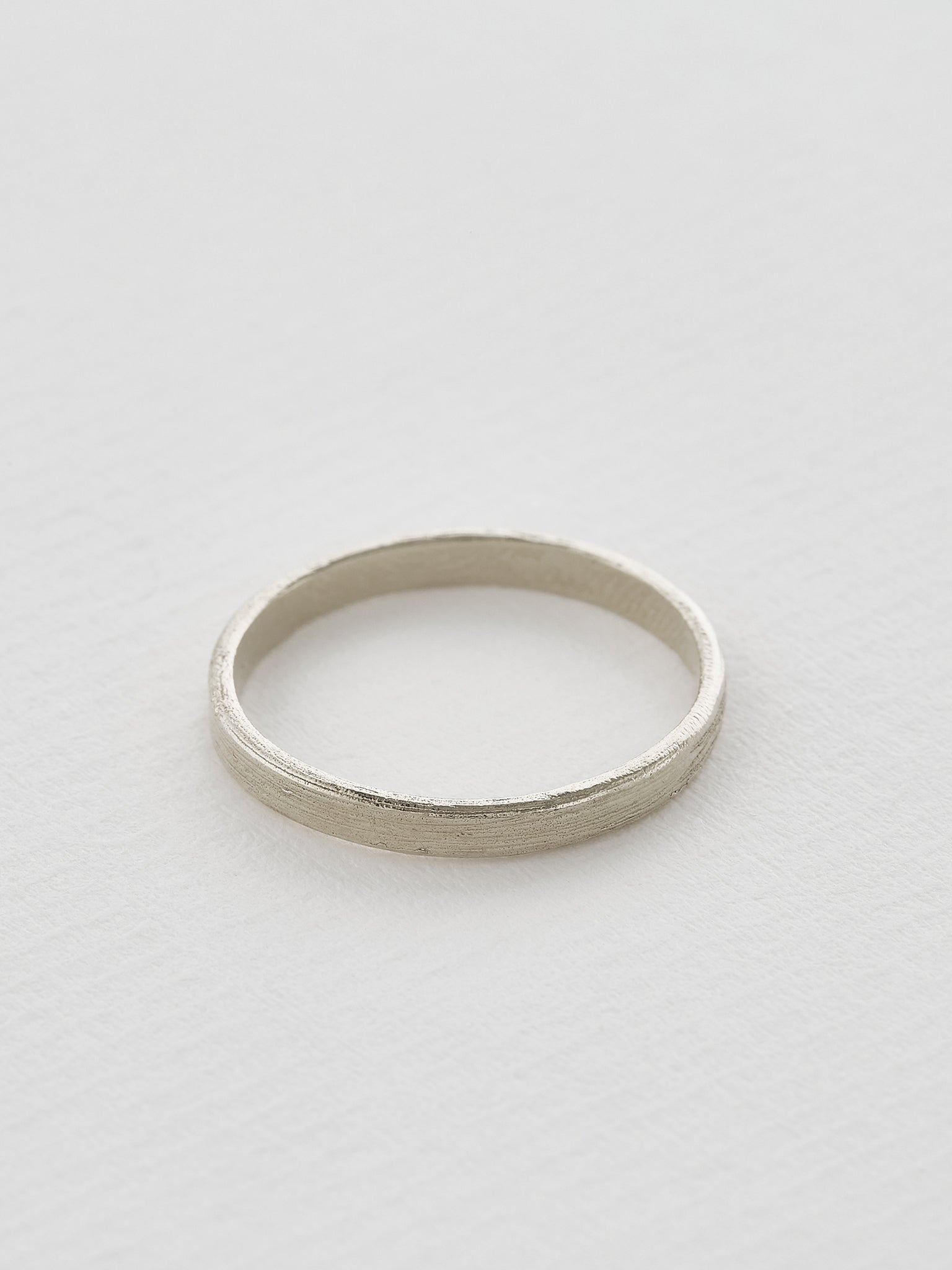 Textured Spring Band 2mm - image 8 | platinum