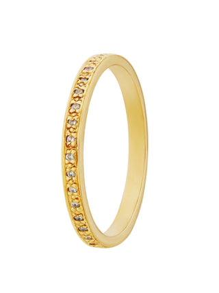 Spring Halo Diamond Eternity Ring