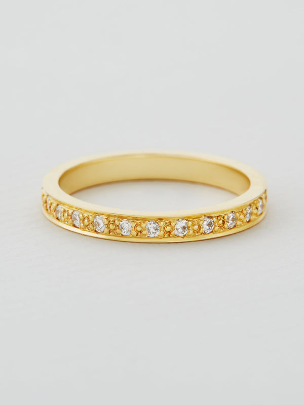 Spring Halo Diamond 2.5mm Eternity Ring