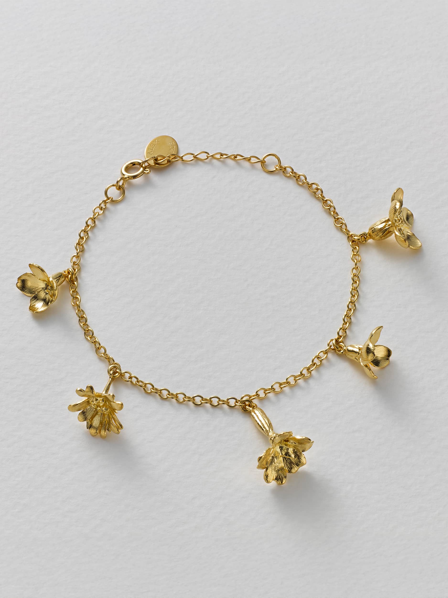 Wildflower Medley Charm Bracelet - image 4 | gold plate