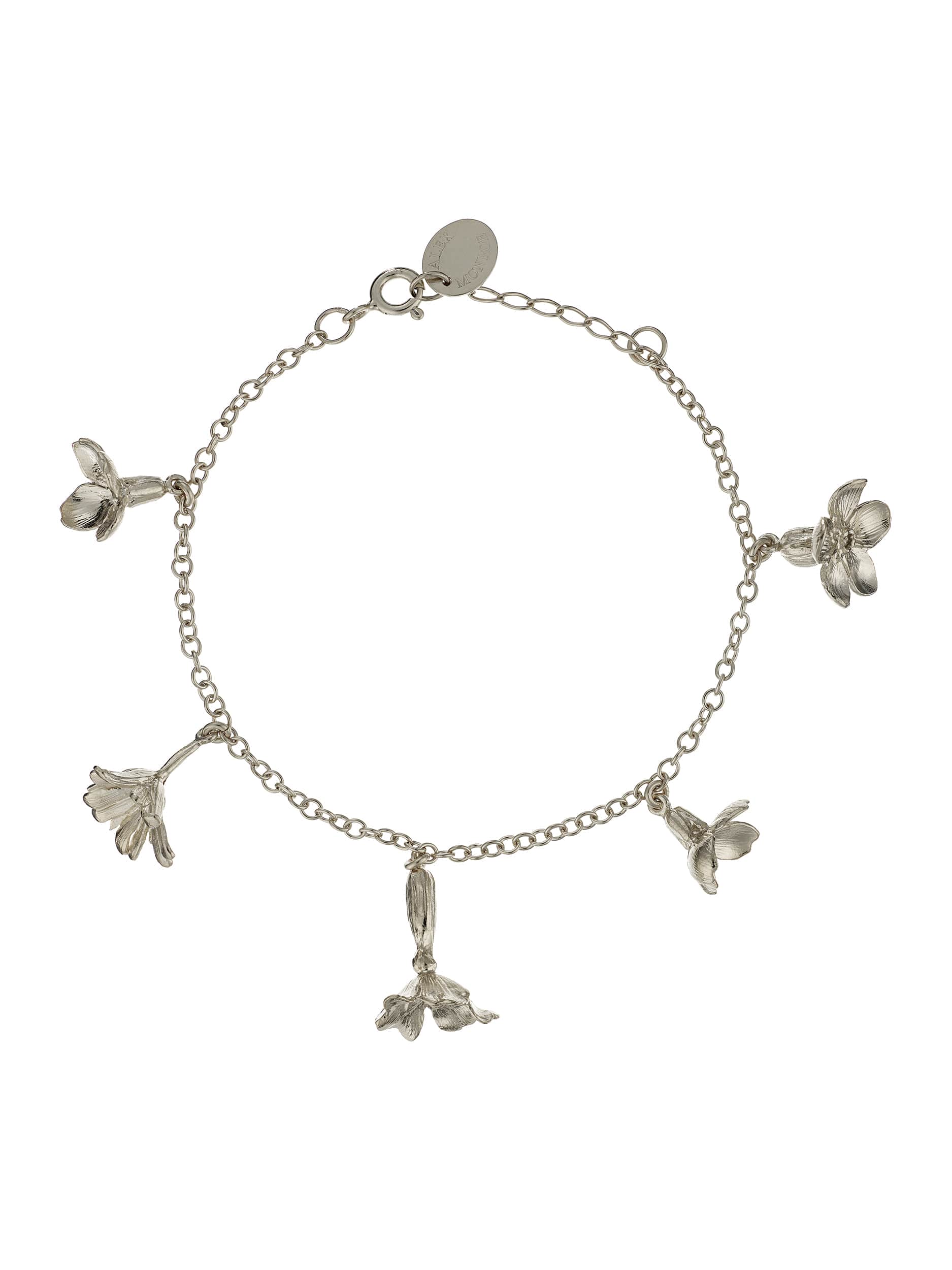 Wildflower Medley Charm Bracelet - image 5 | silver