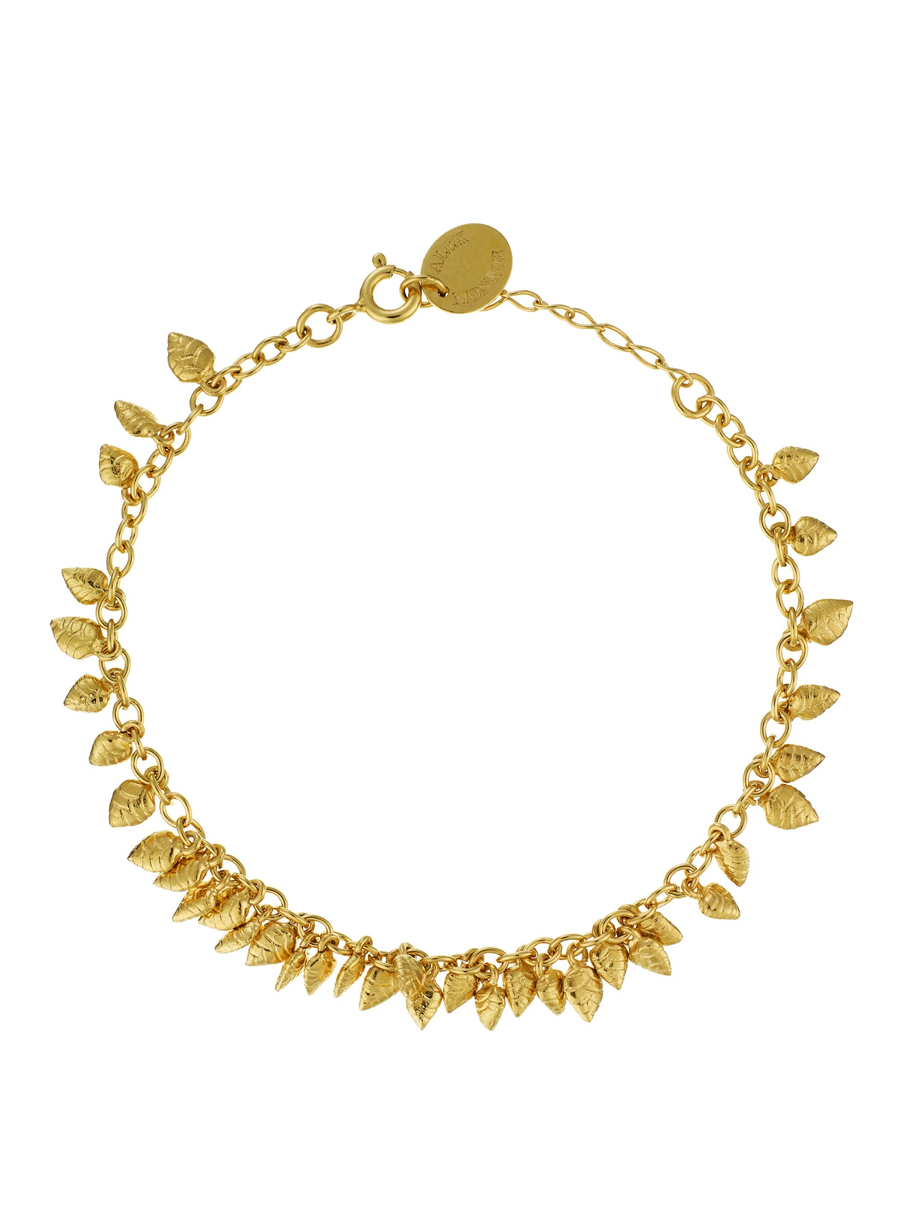 Quaking Grass Multi-Seed Bracelet - image 1 | gold plate
