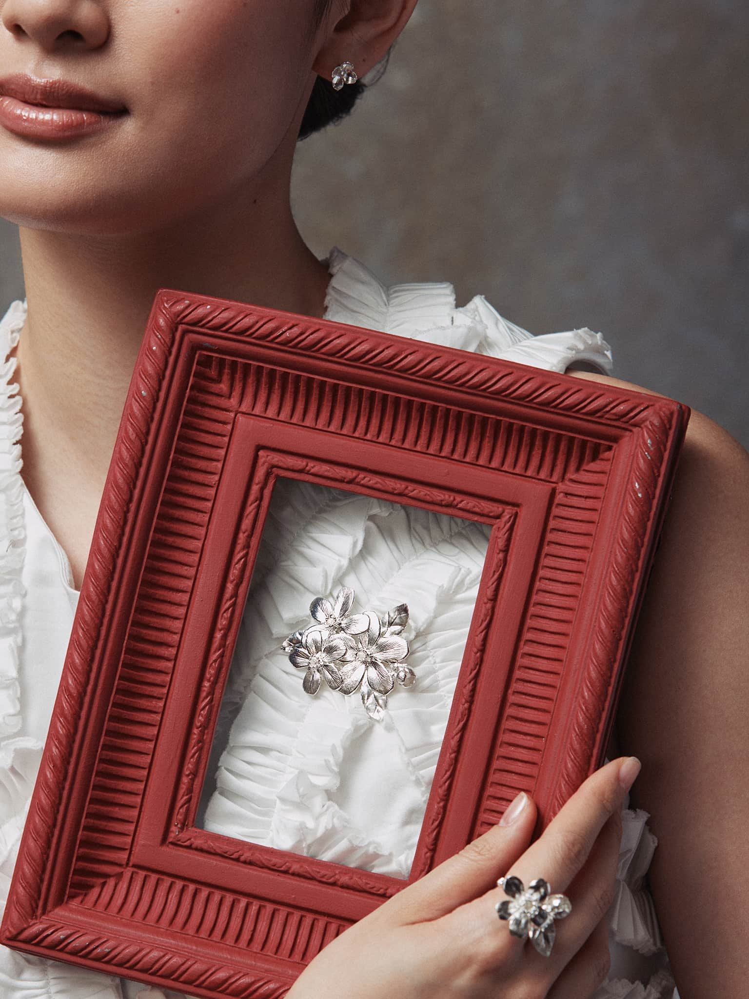 Apple Blossom Statement Brooch - image 7