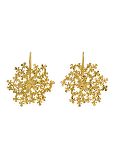 Cow Parsley Bloom Hook Earrings