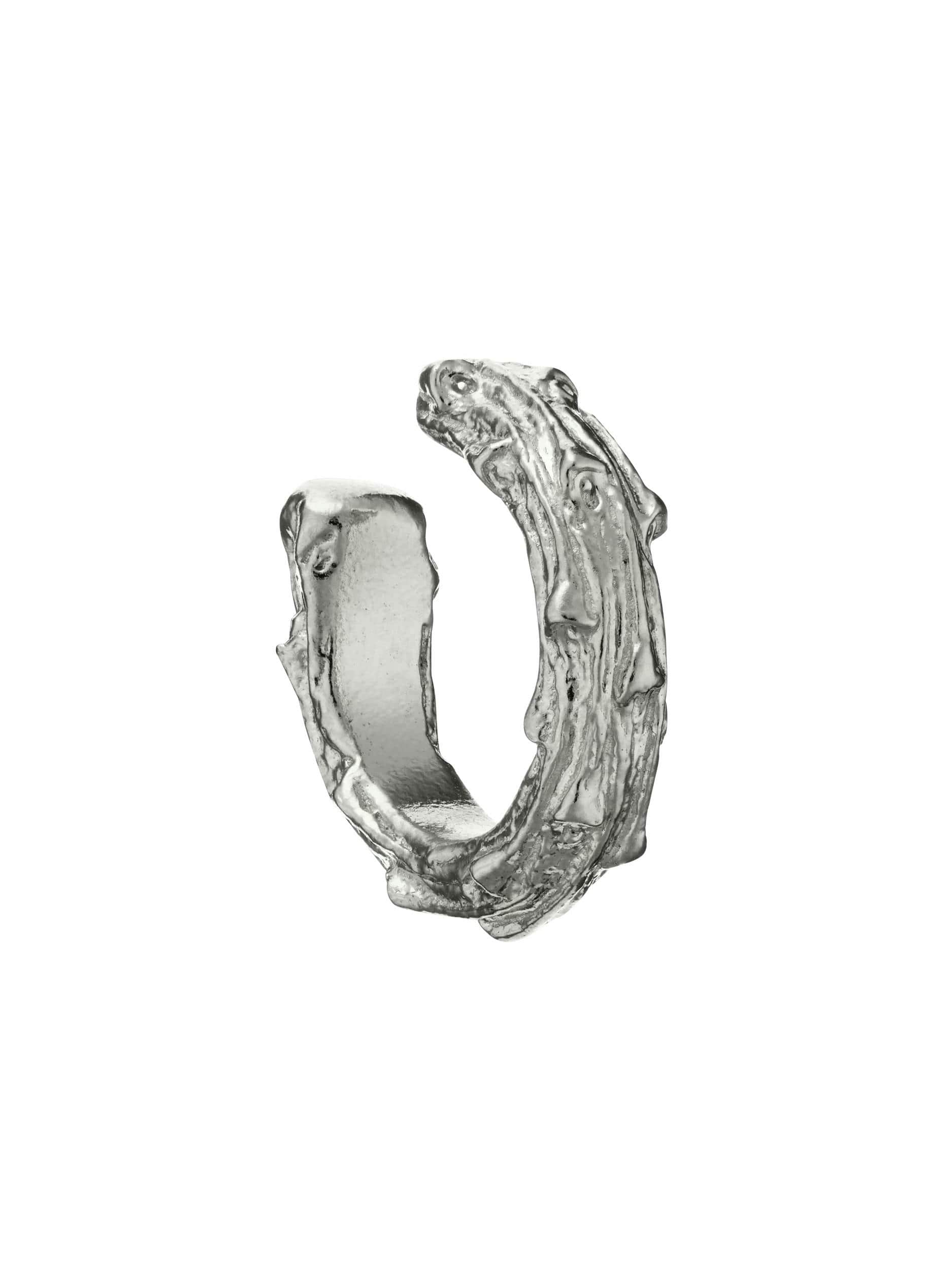 Pine Twig Earring Cuff - image 6 | silver