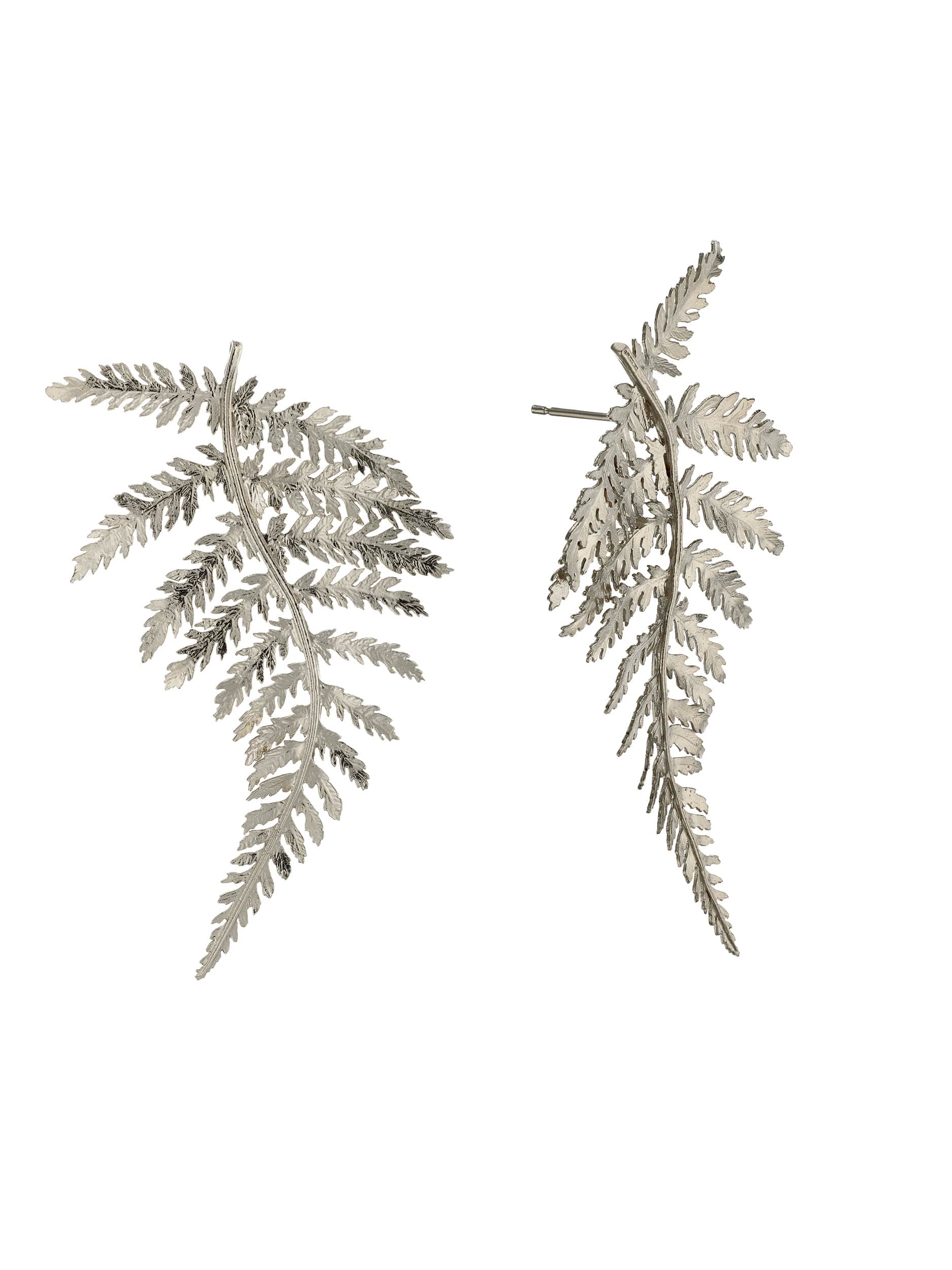 Statement Fern Earrings - image 12 | silver