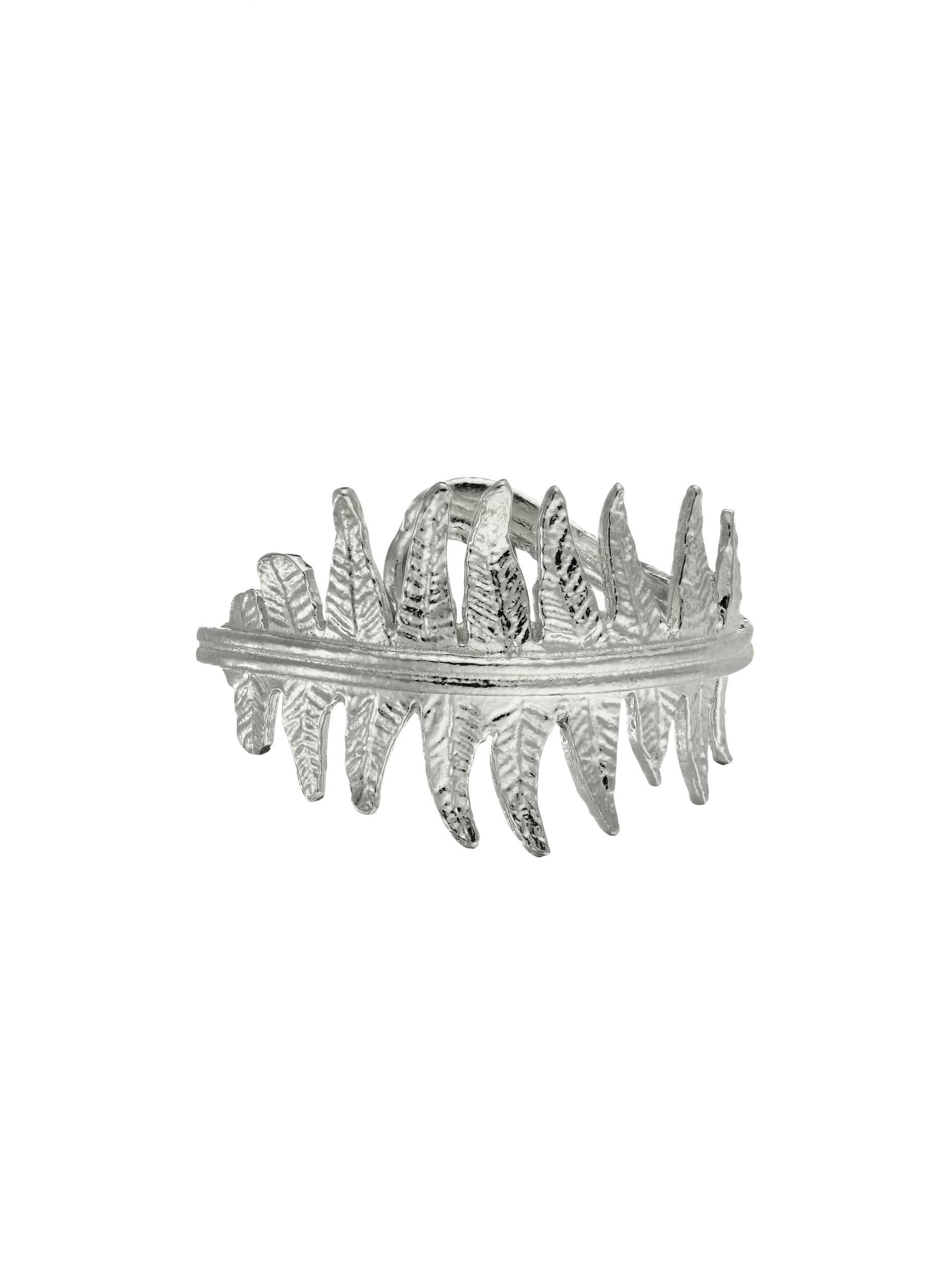 Wrapped Fern Leaf Ring - image 14 | silver