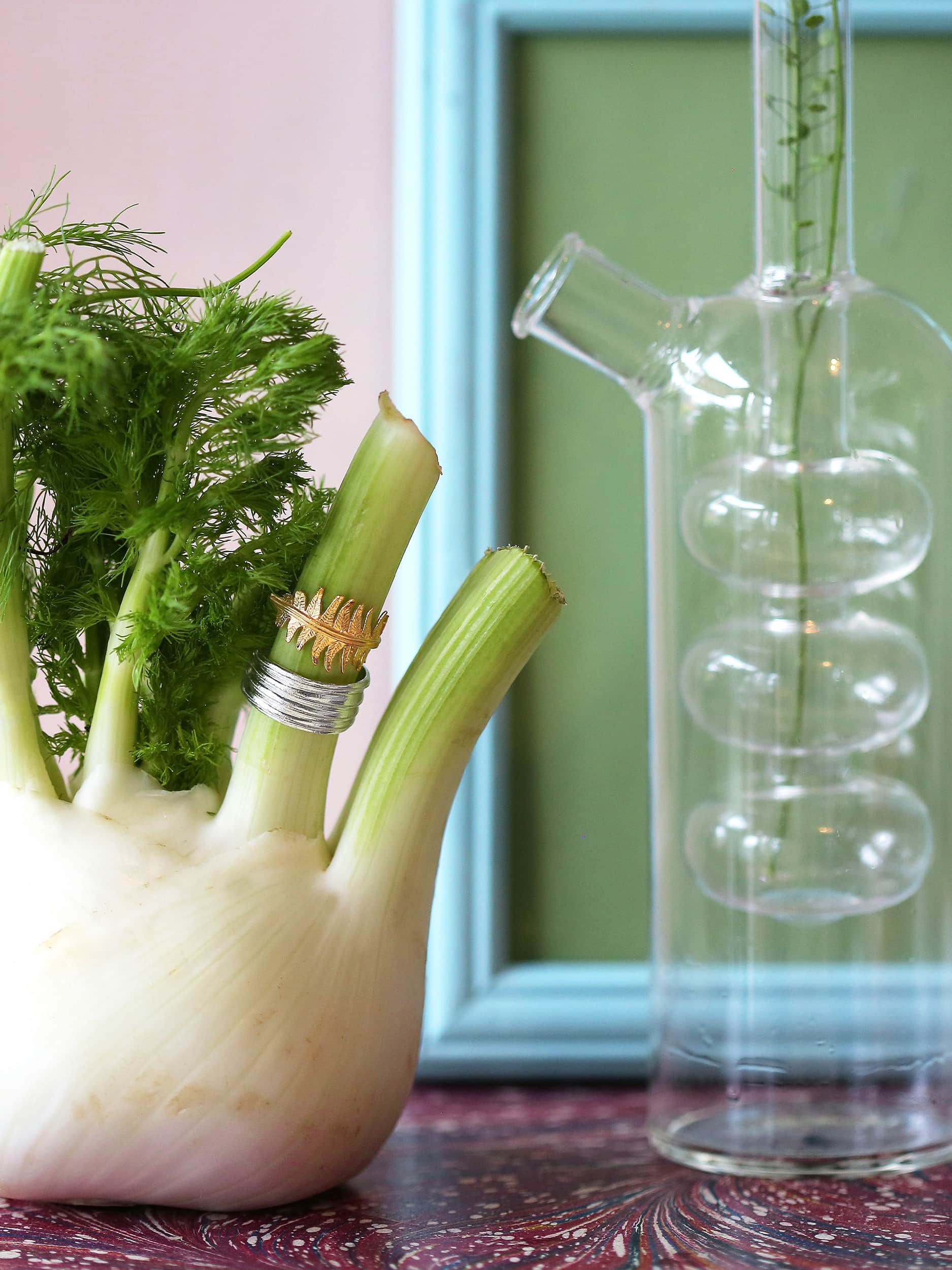 Wrapped Ribwort Plantain Leaf Ring - image 10