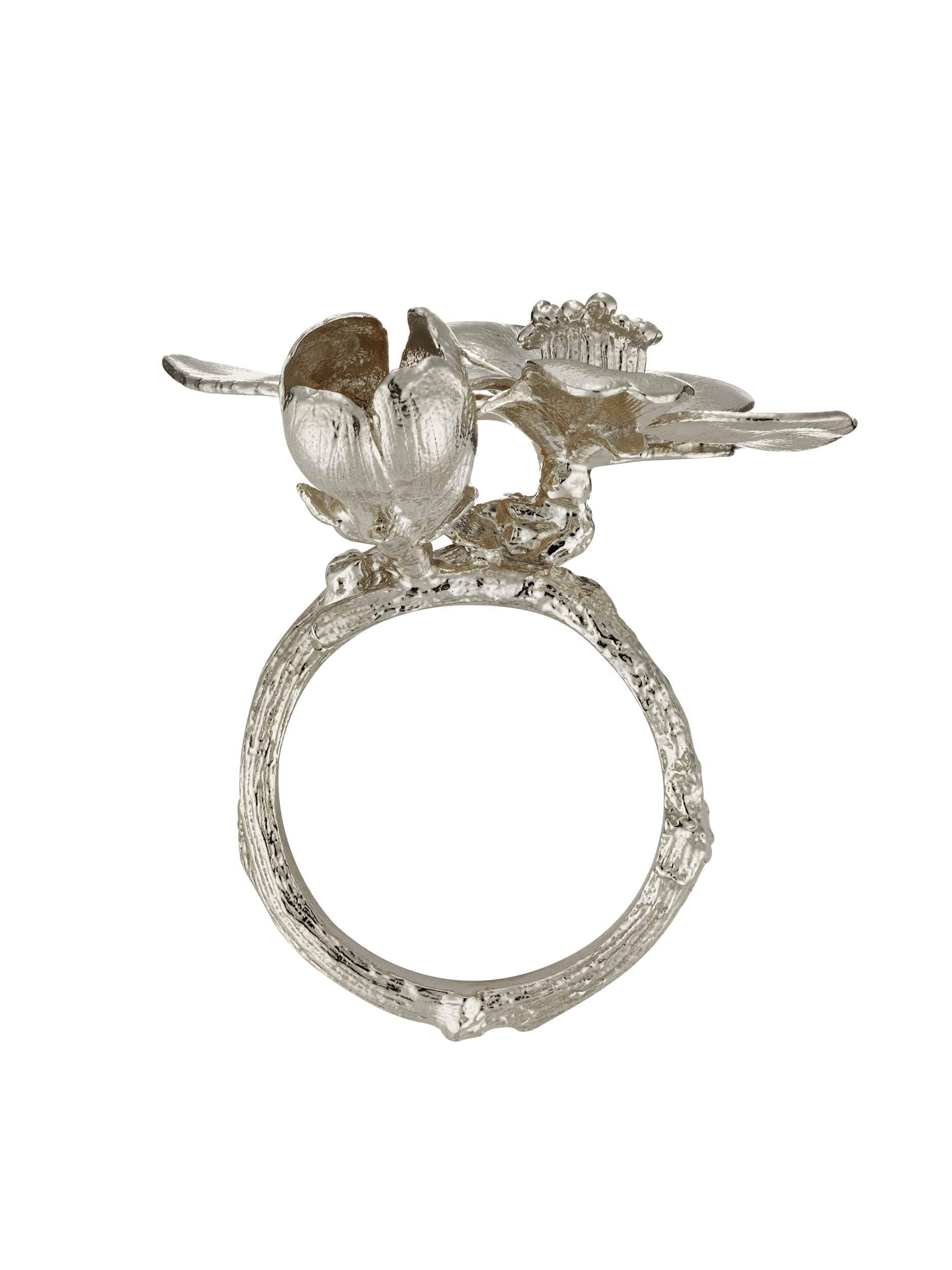Apple Blossom Cocktail Ring - image 14 | silver