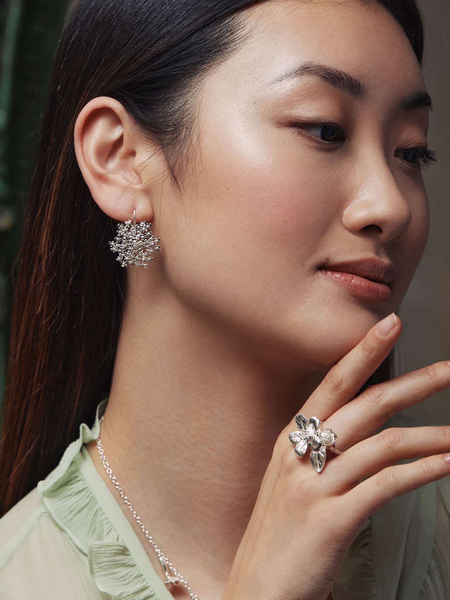 Apple Blossom Cocktail Ring - image 8