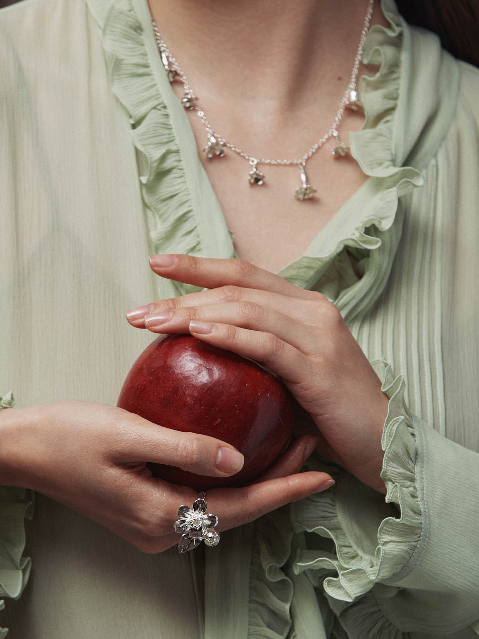 Apple Blossom Cocktail Ring - image 10