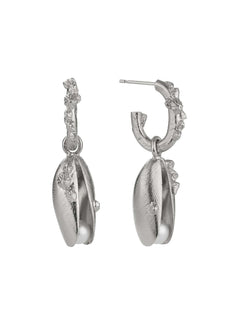 Statement Mussel & Pearl Drop Earrings