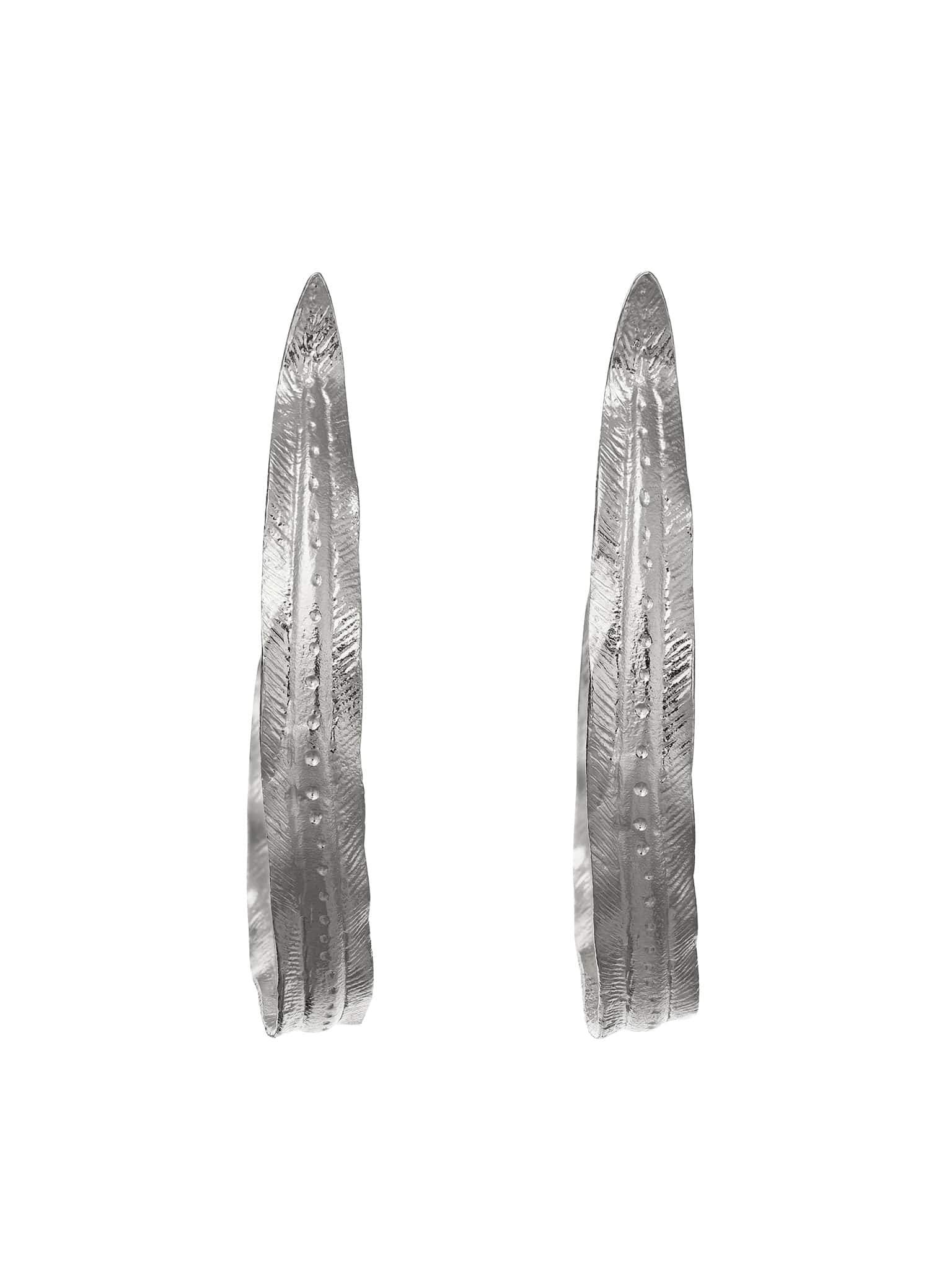 Silver Eel Hoop Earring - image 11 | silver